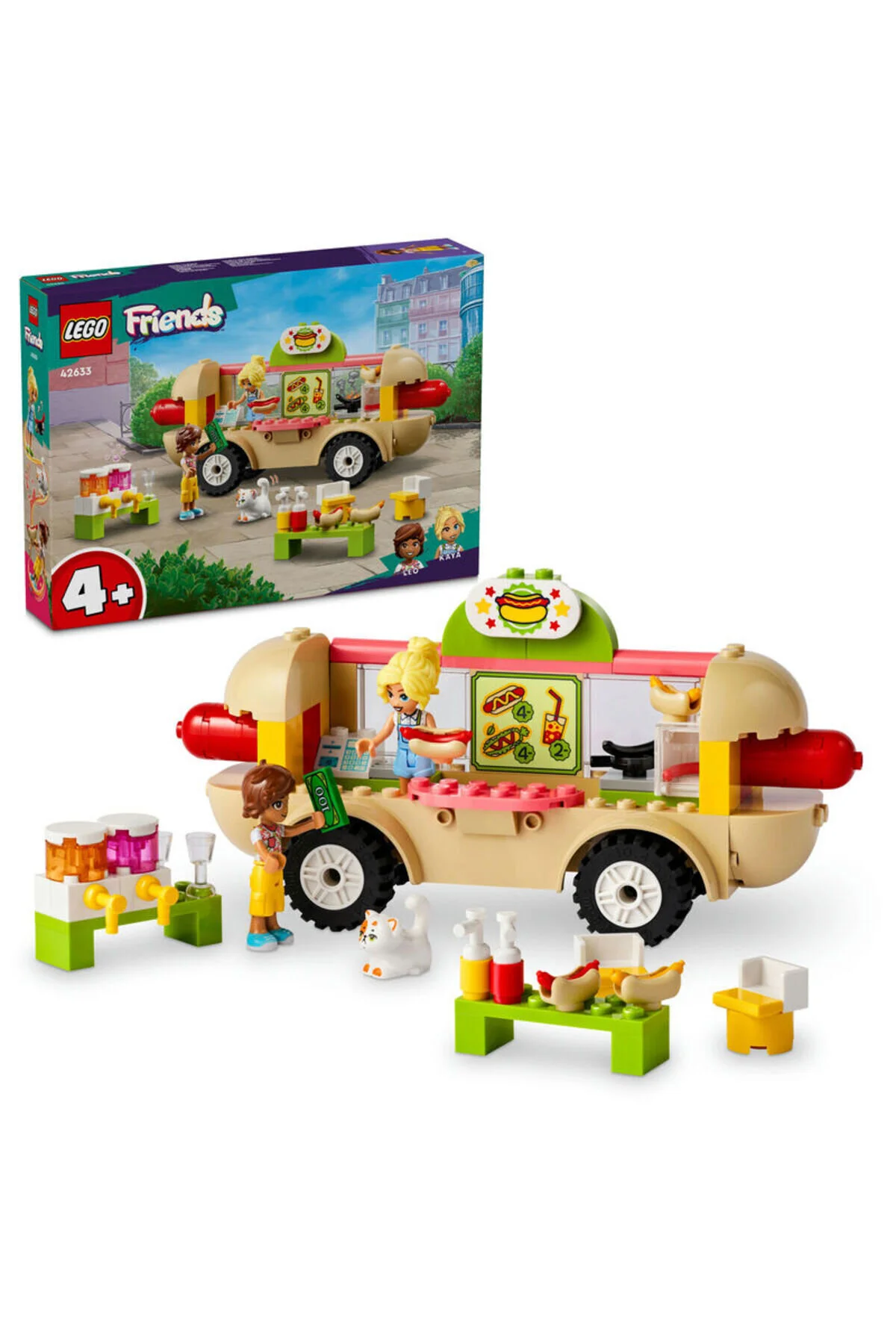 لگو ماشین ساندویچ سوسیس اورجینال LEGO