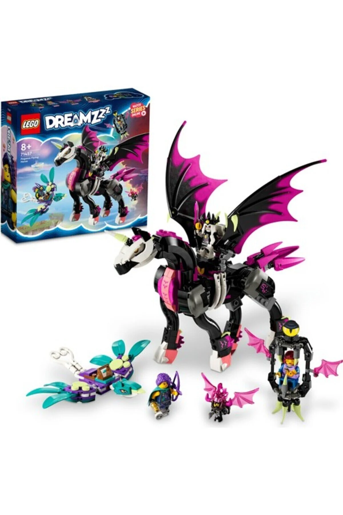 لگو ® DREAMZZZ ™ FLYING HORSE PEGASUS 71457 مجموعه خلاق 482 قطعه اورجینال LEGO