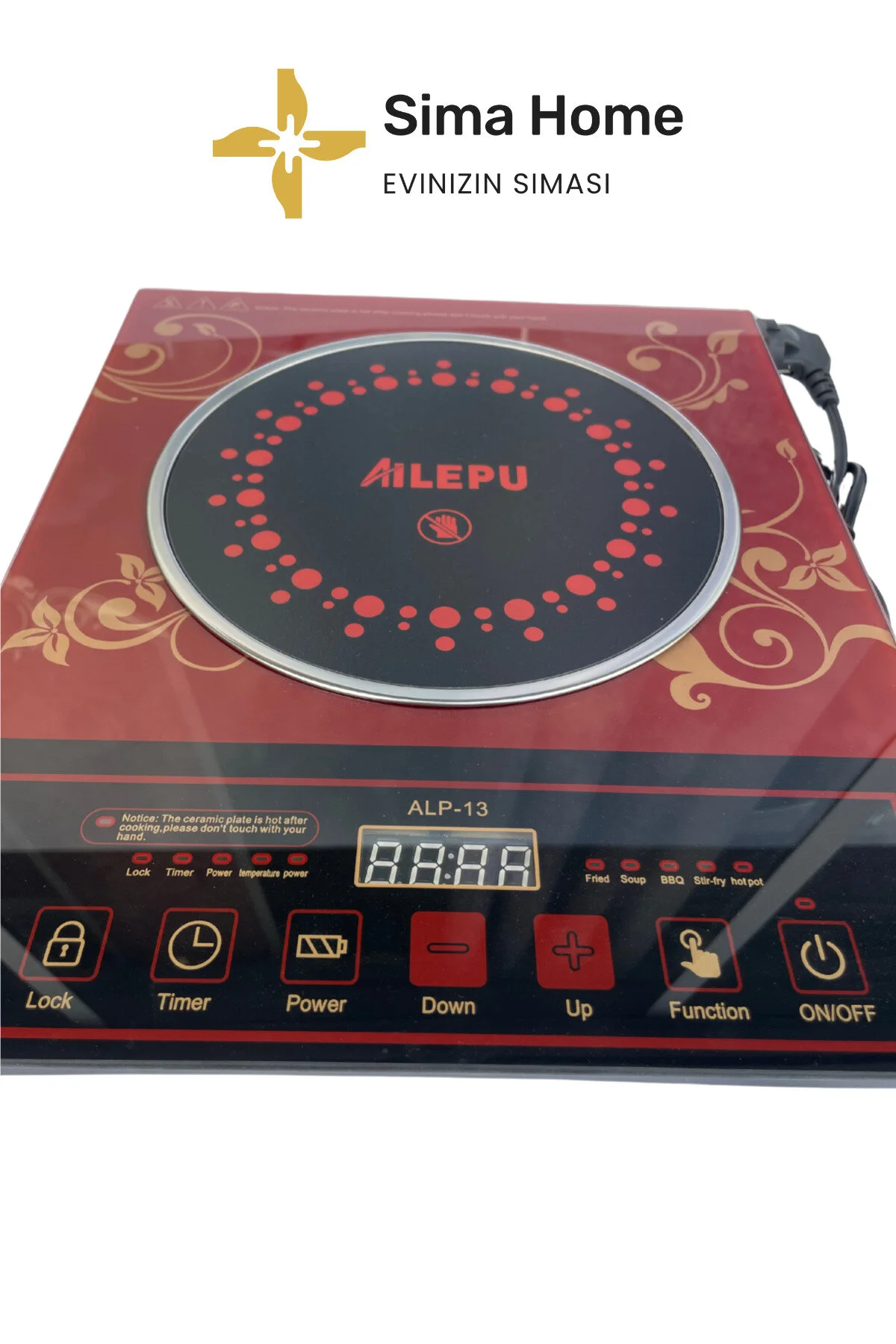اجاق گاز برقی AILEPU ALP 13 3500W مناسب برای همه قابلمه ها مدل جدید Sima Home