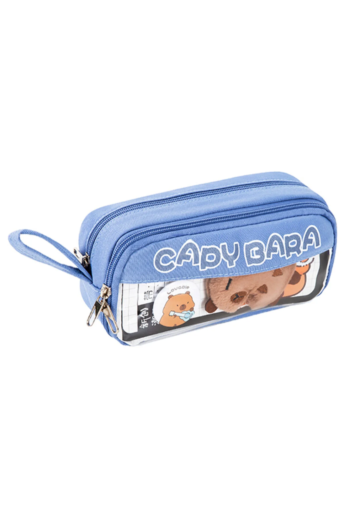 جامدادی مداد CAPY BARA 40 PENCIIL PENSIL DUAL STORE براوچ تصادفی و اسباب بازی قهوه ای نیمه شفاف MAVIGOK