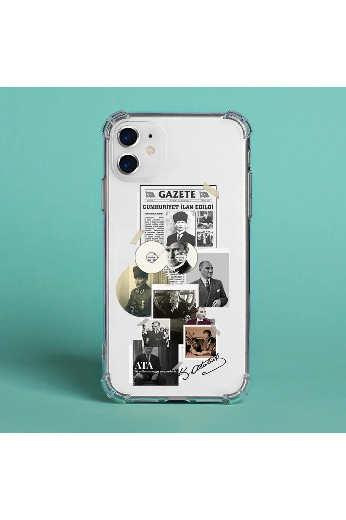 کاور و قاب مجموعه چاپی از 3 سیلیکونی شفاف ضربه گیر برای IPHONE 12 PRO MAX Hasdem Case