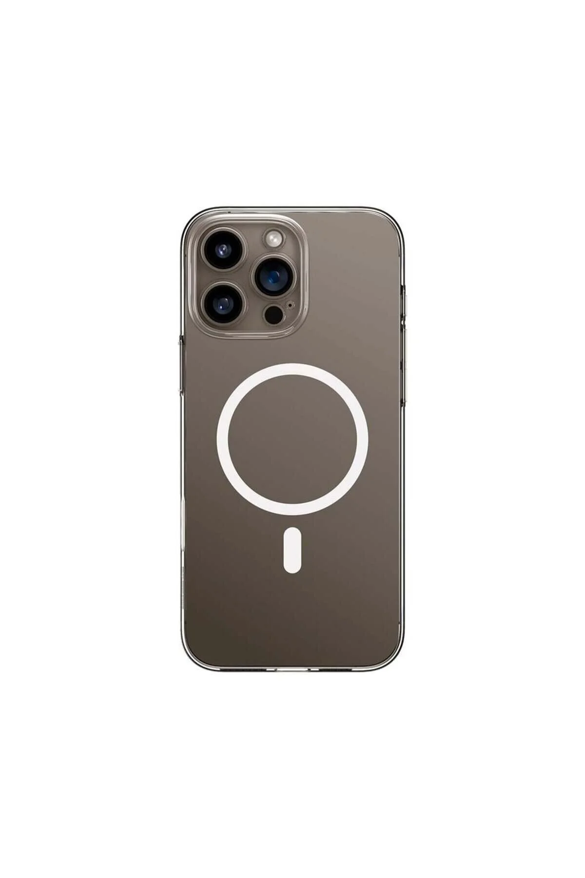 کاور و قاب IP 16 PRO MAX CRYSTAL SERIES MAGNETIC CASE شفاف Baseus