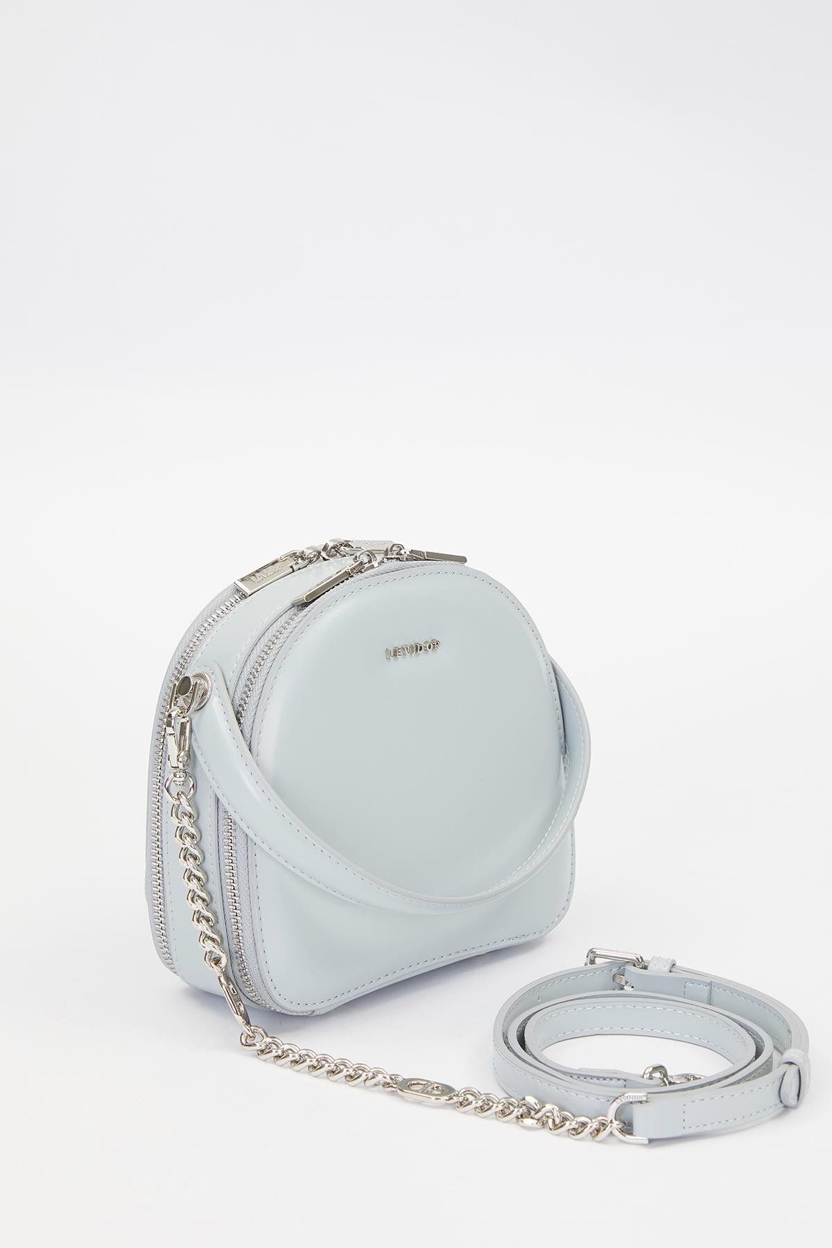 کیف شانه ای زنانه کیسه دوتایی یخ آبی Levidor