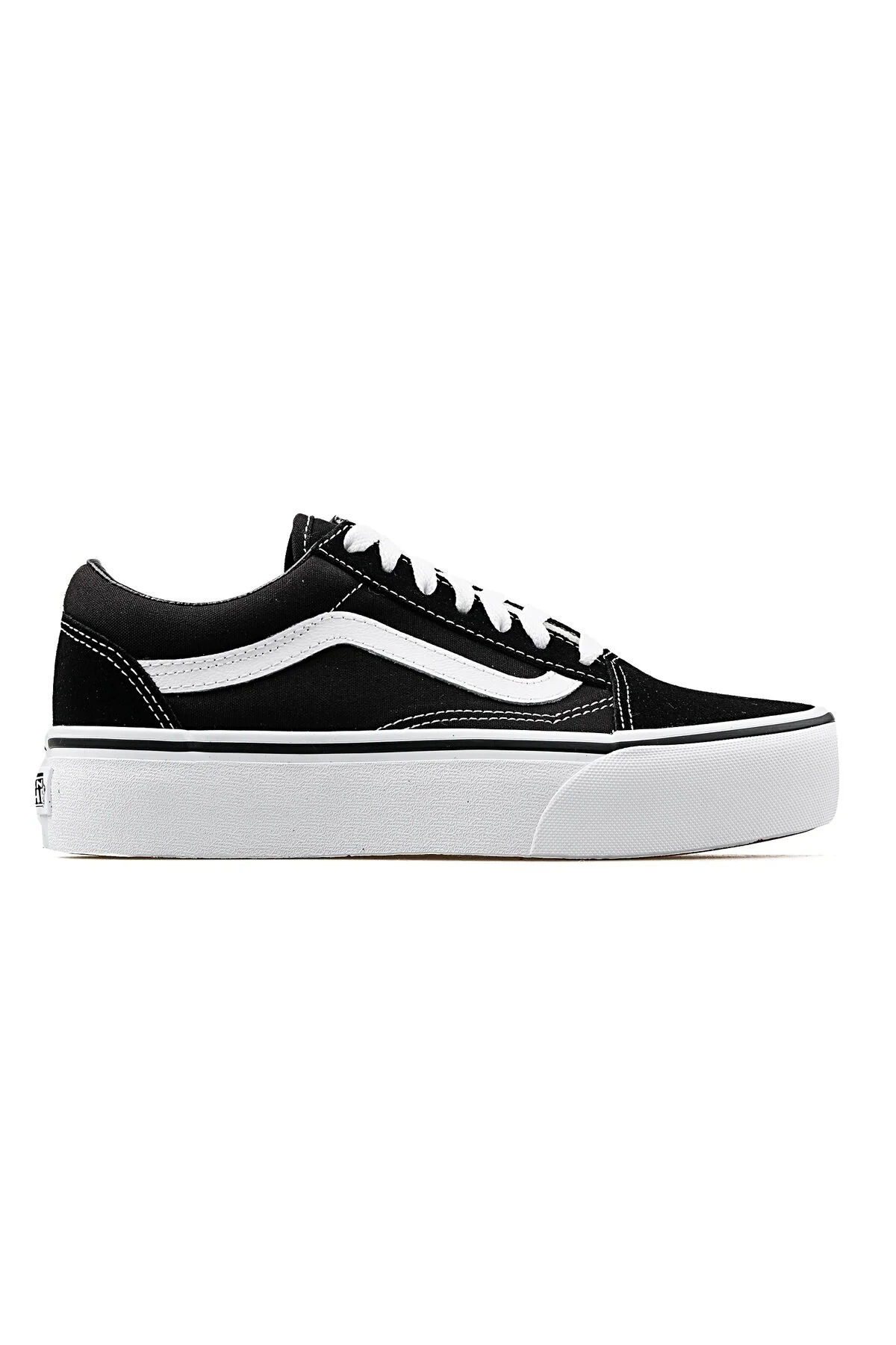 کفش روزمره پلتفرم Old Skool زنانه ونس رنگ سیاه Vans