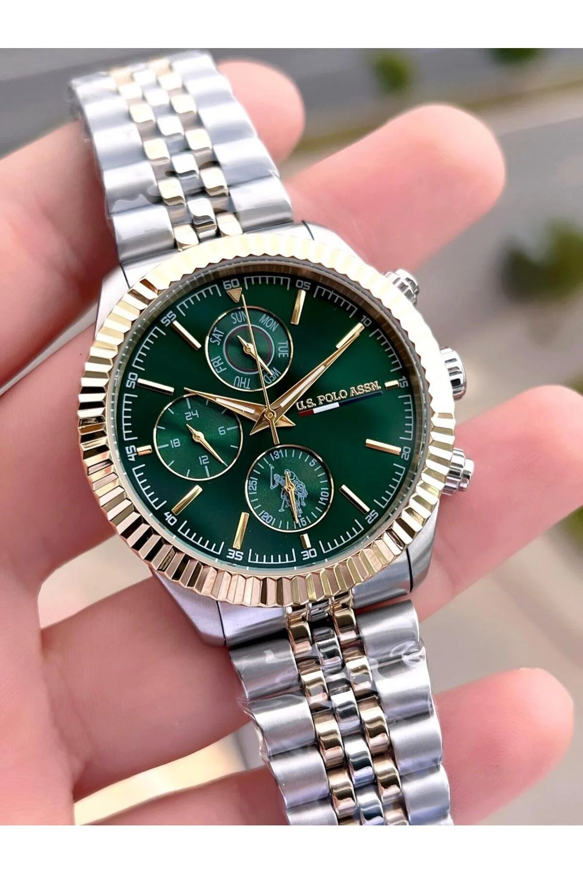 ساعت U.S. استیل بند عملکردهای داخلی مچی مردانه ضد آب ACTIVE 5 ATM ..B08 یو اس پولو U.S. Polo Assn.
