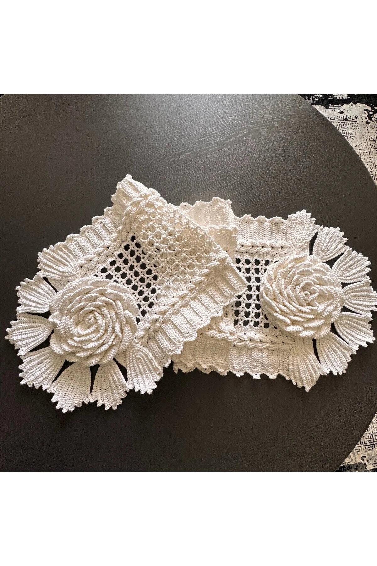 رانر و زیر بشقابی دونده بافندگی دست HOMEFILIZ اورجینال Home