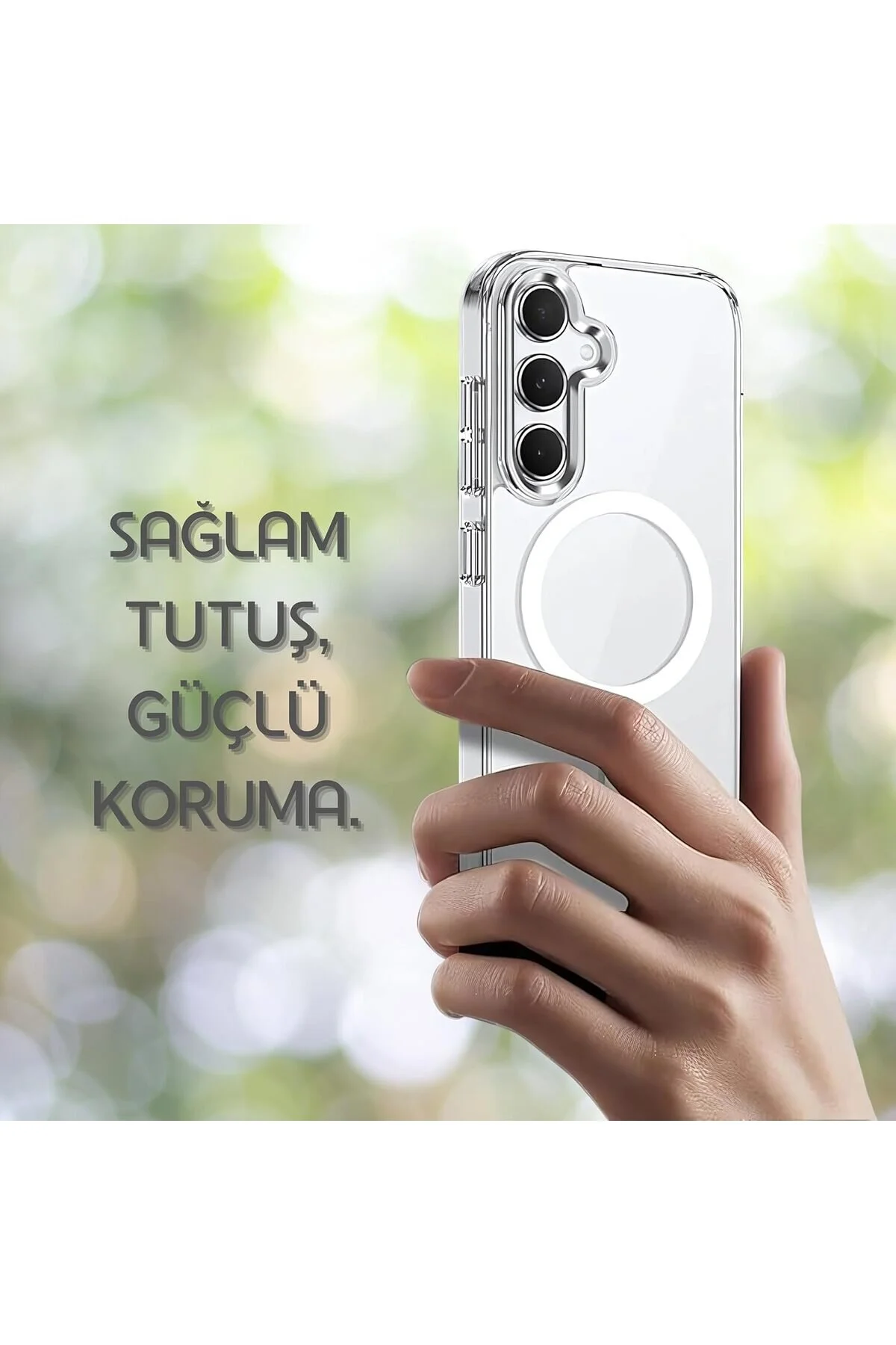 کاور و قاب شفاف سامسونگ GALAXY A56 سازگار با MAGSAFE WIRELESS EVAX