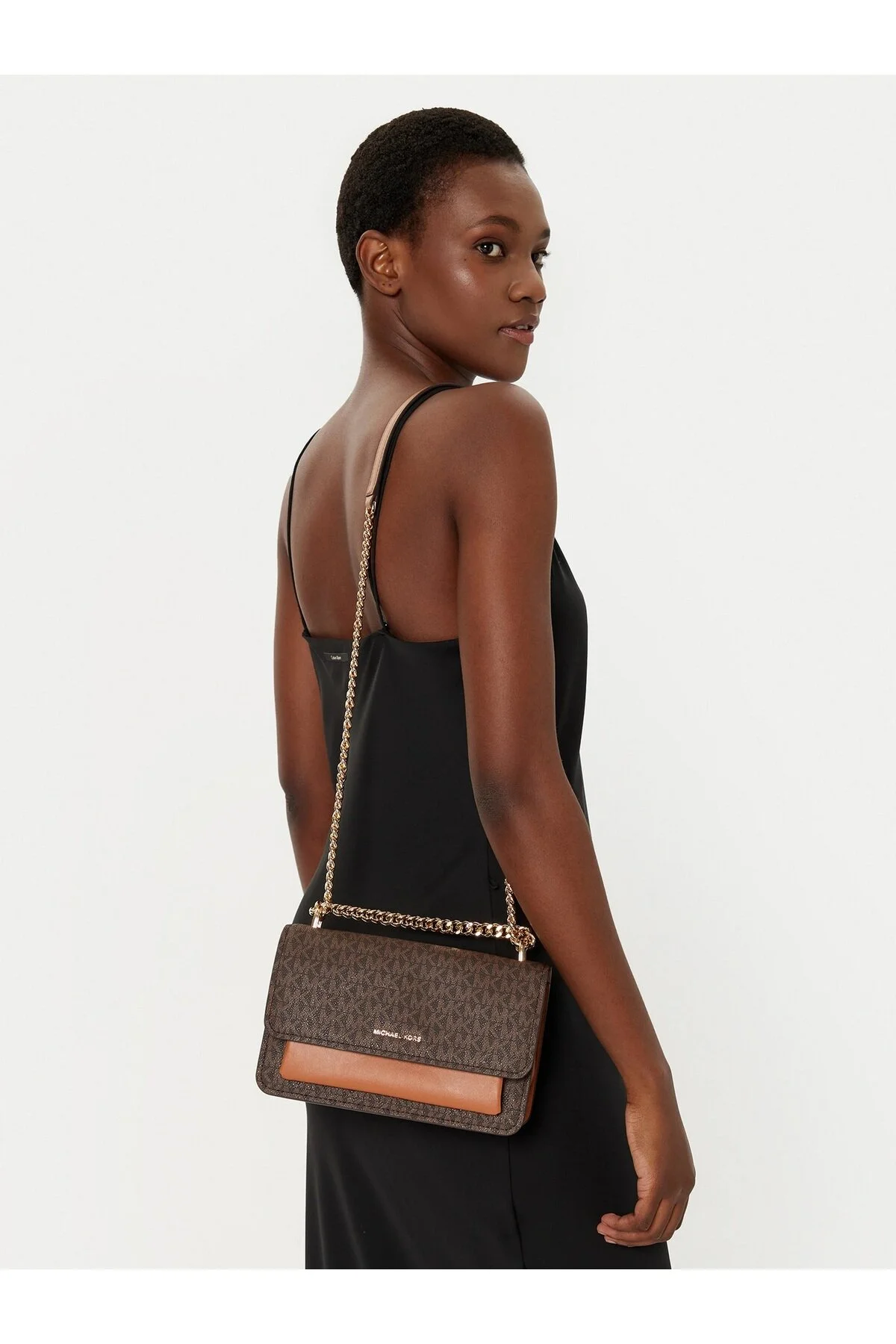 کیف شانه ای زن 30R5GC7L3B BRN ECRN مایکل کورس اورجینال Michael Kors