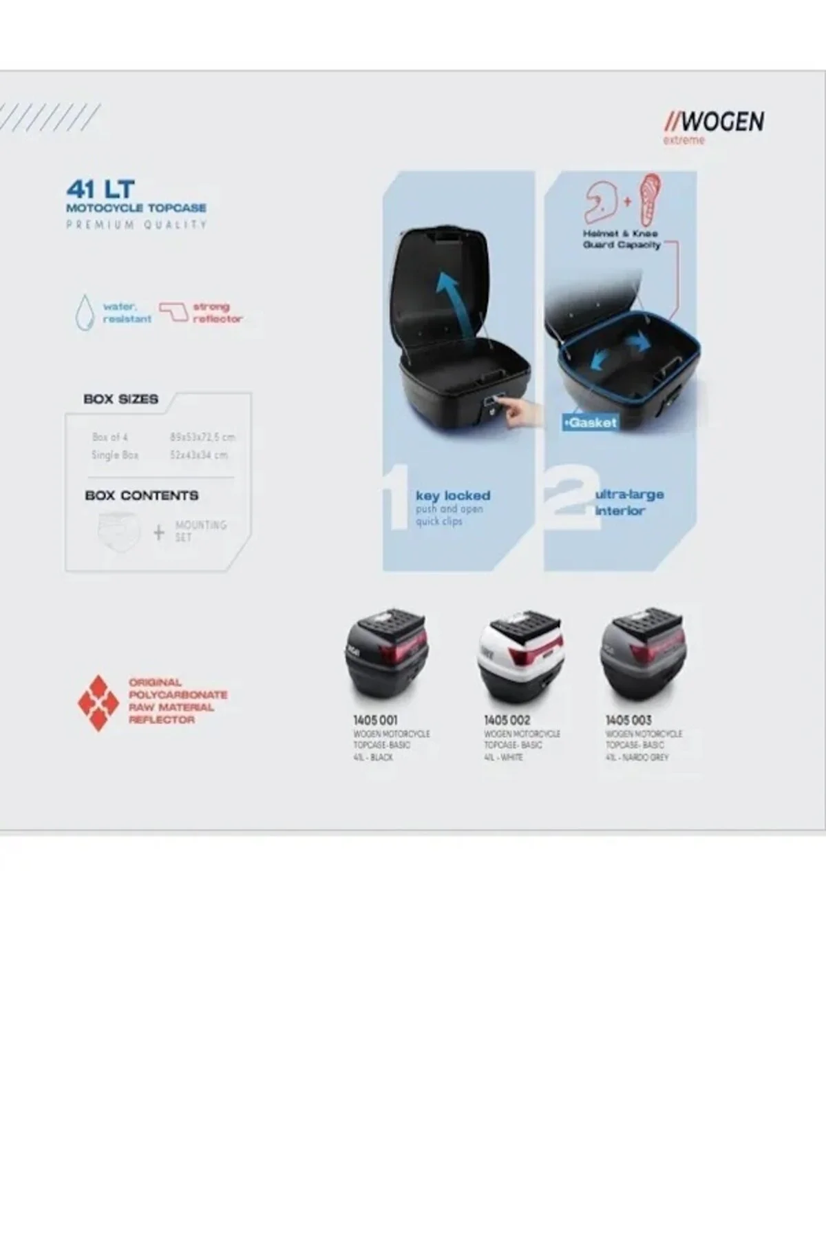 کیف موتورسیکلت BERMOT WOGEN KUBA حصار 100 R موتور سیکلت طلا WOGEN