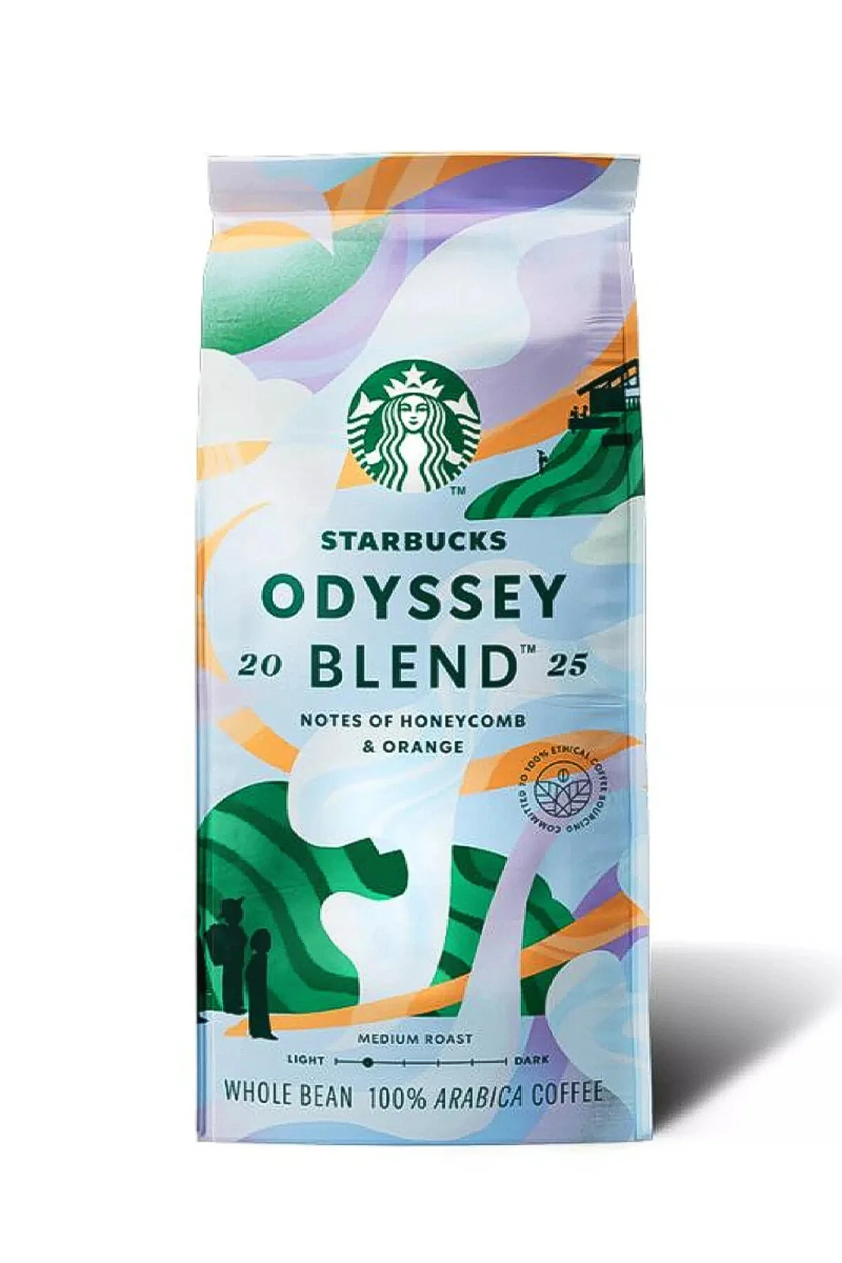 قهوه فیلتر و دانه کامل مخلوط ODYSSEY BEAN 250 گرم استارباکس Starbucks