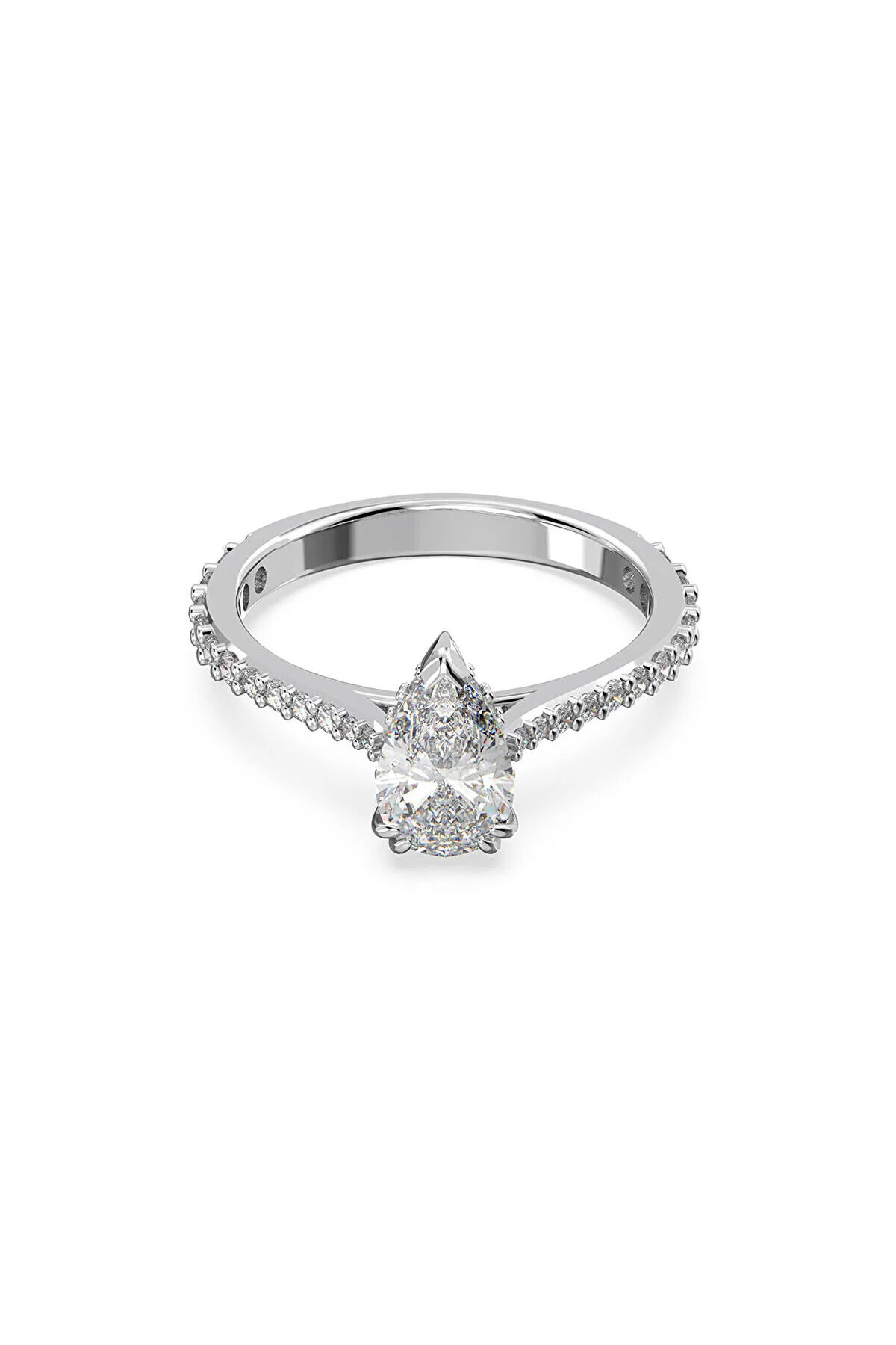 انگشتر فولادی زنانه SWR5642632 حلقه زن سواروسکی اورجینال Swarovski
