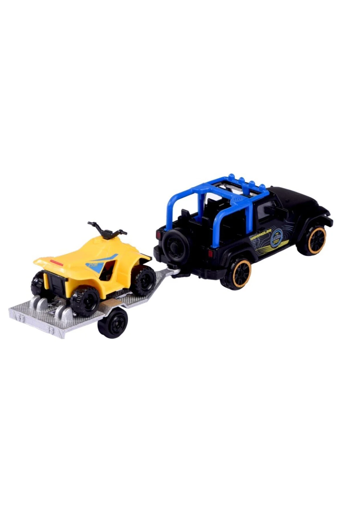 مدل خودرو تریلر جیپ WRANGLER + QUAD Majorette