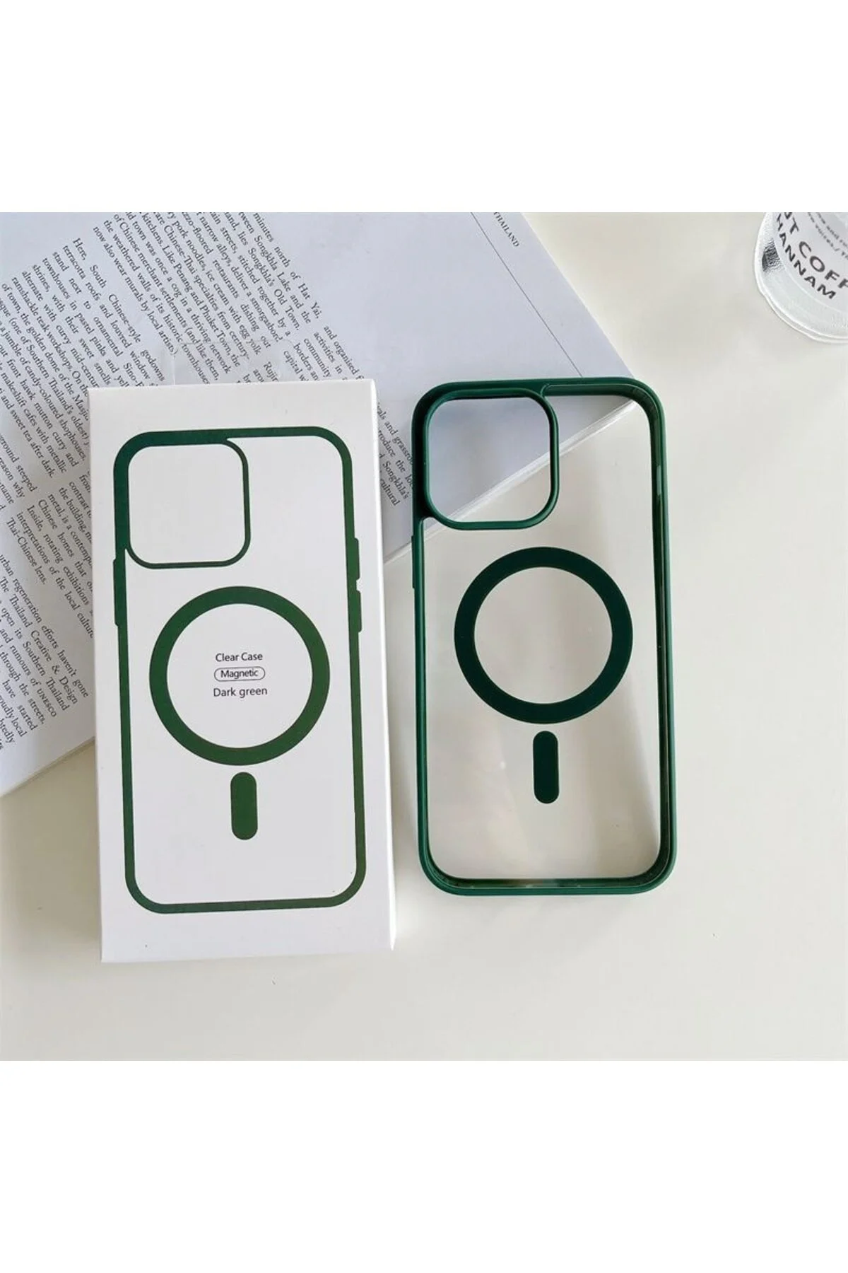 کاور و قاب APPLE IPHONE 13 PROMAX سازگار شارژ بی سیم MAGSAFE محافظ کامل پوشش سیلیکونی سخت رنگارنگ PSGT