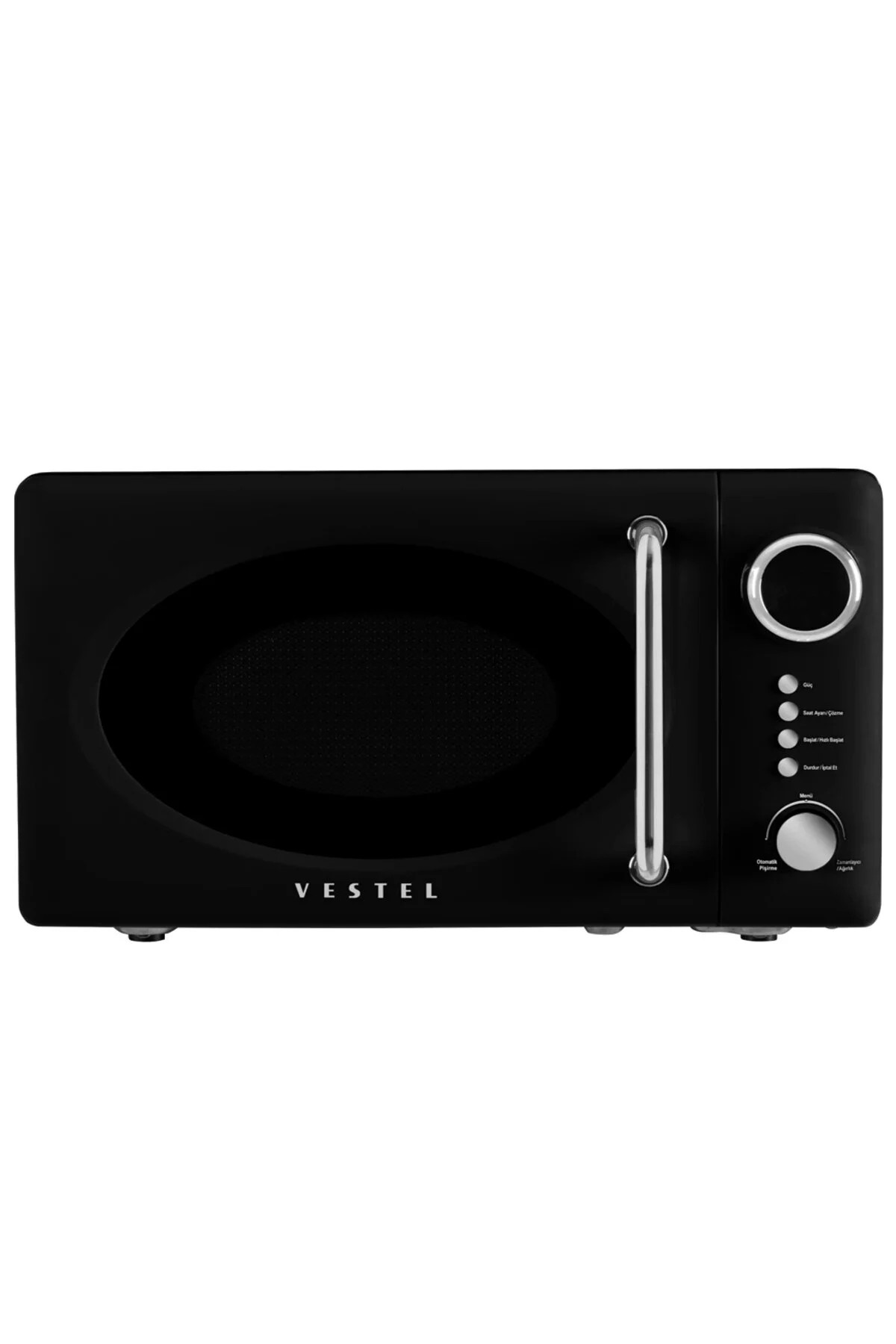 مایکروویو مایکروفر رترو مشکی MD 20 YD اورجینال VESTEL