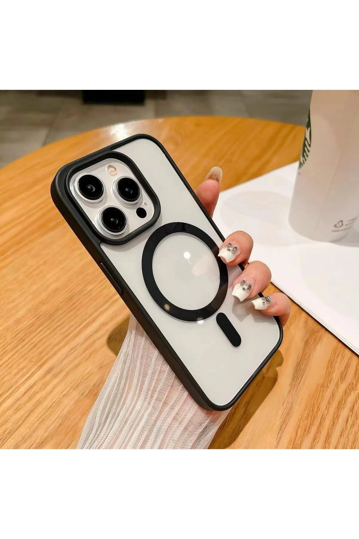کاور و قاب محافظ APPLE IPHONE 11 PRO سازگار با شارژ بی سیم MAGSAFE پوشش سیلیکونی سخت رنگارنگ PSGT