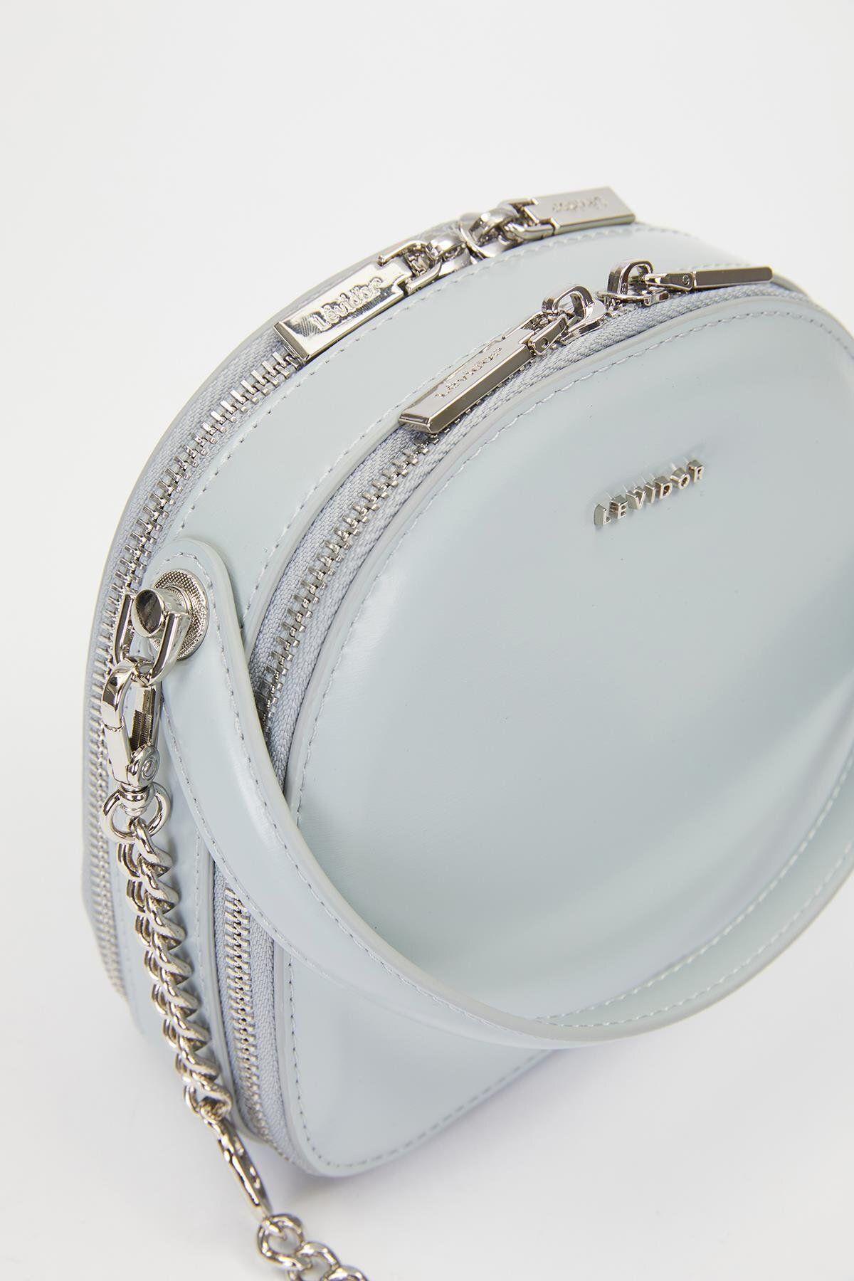 کیف شانه ای زنانه کیسه دوتایی یخ آبی Levidor