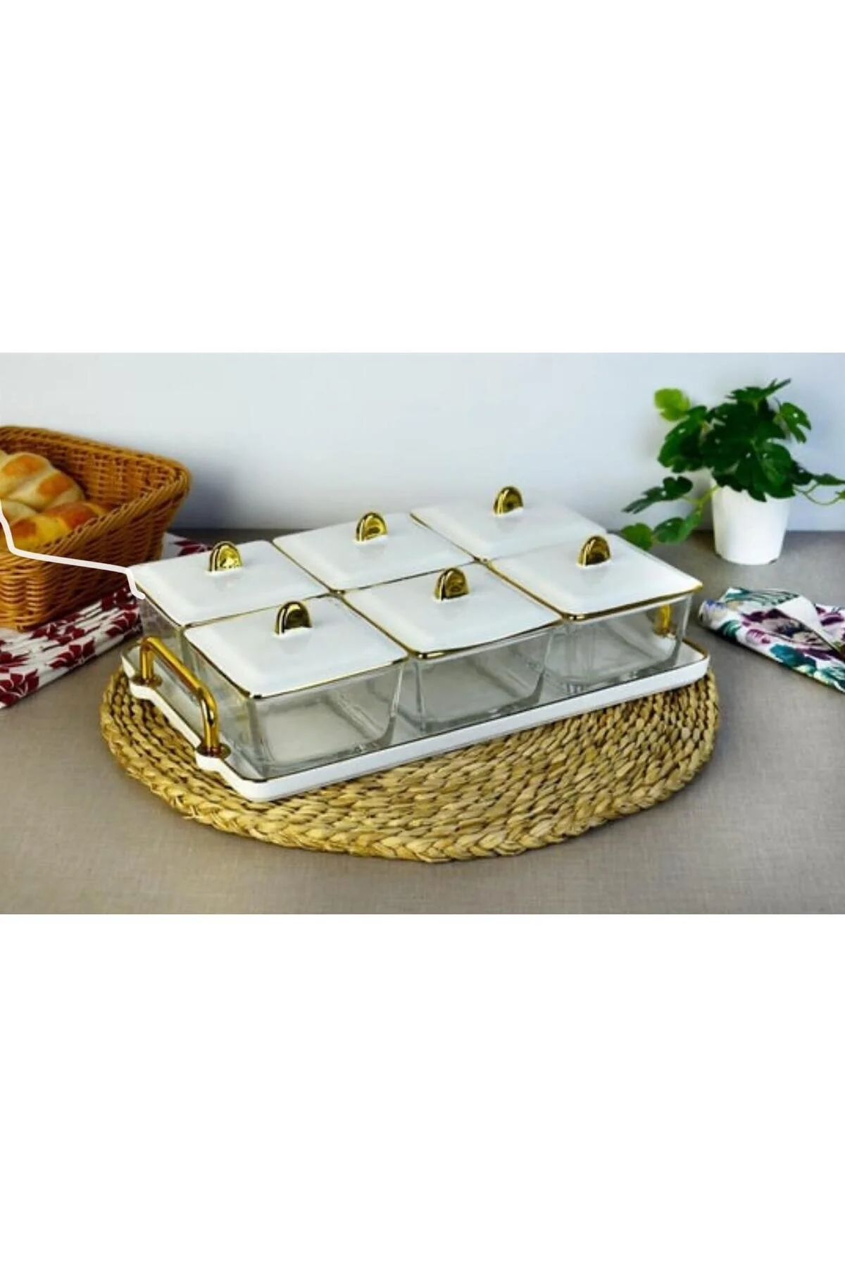 ظرف صبحانه 13 قطعه چای اورجینال Paçi
