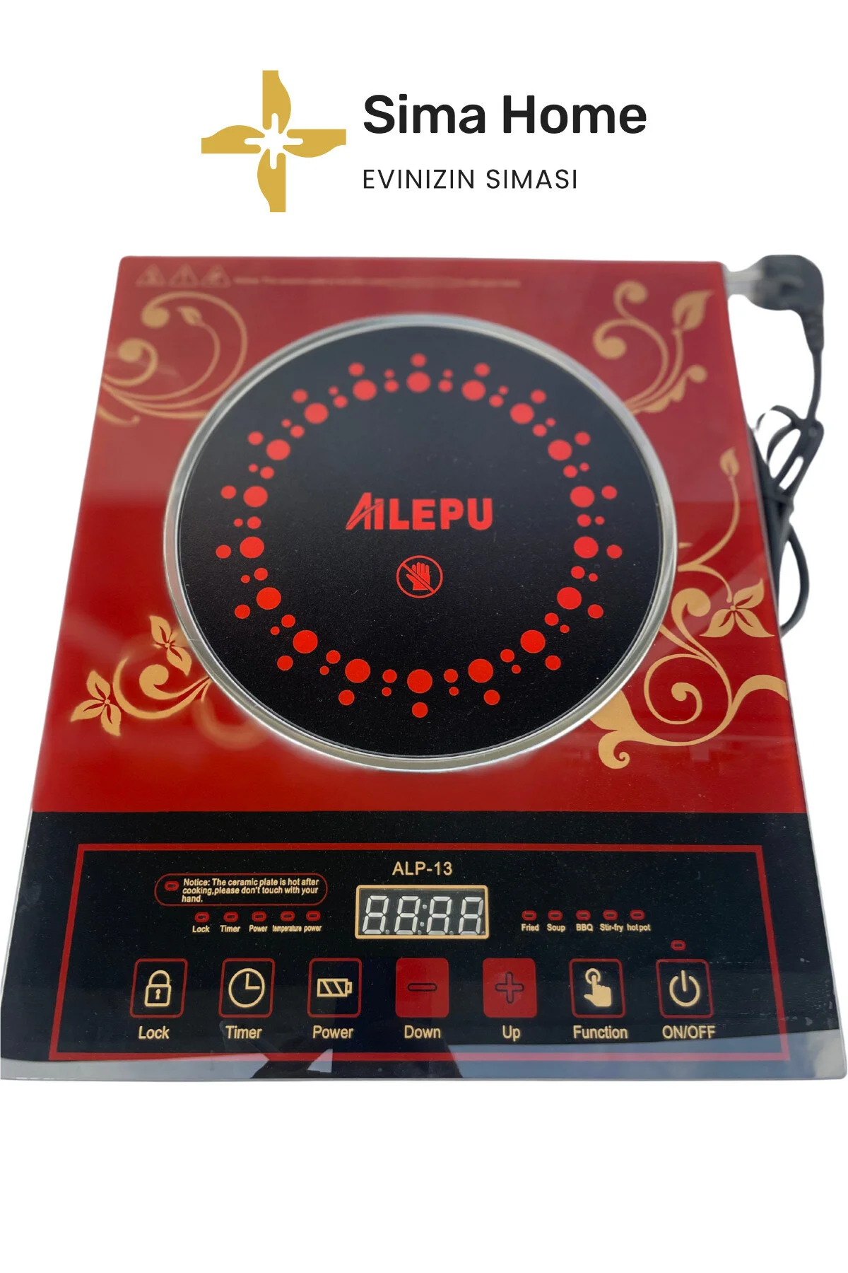 اجاق گاز برقی AILEPU ALP 13 3500W مناسب برای همه قابلمه ها مدل جدید Sima Home