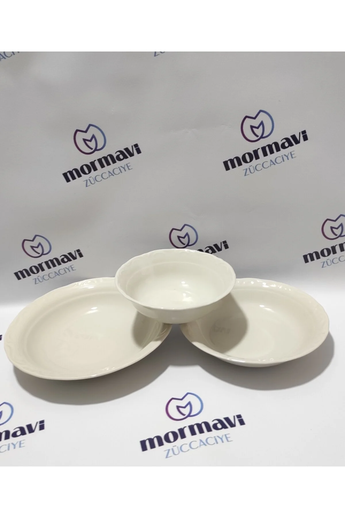 سرویس غذاخوری شن و ماسه چینی BEGI 18 قطعه 6 نفره مجموعه شام ​​ بدون صفحه خدمات Porland