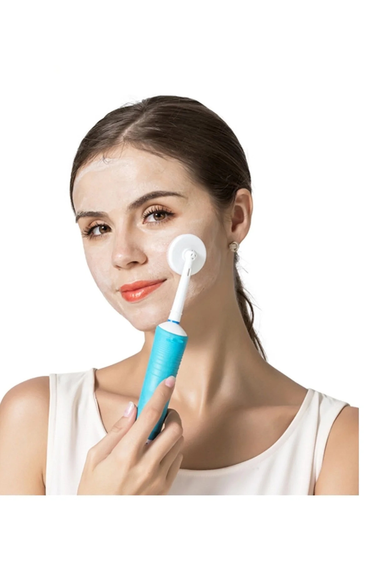 سری یدک مسواک چسب پاک کننده و ماساژ صورت برای های شارژی باتری دار ORAL B رنگ صورتی اورجینال Toocare