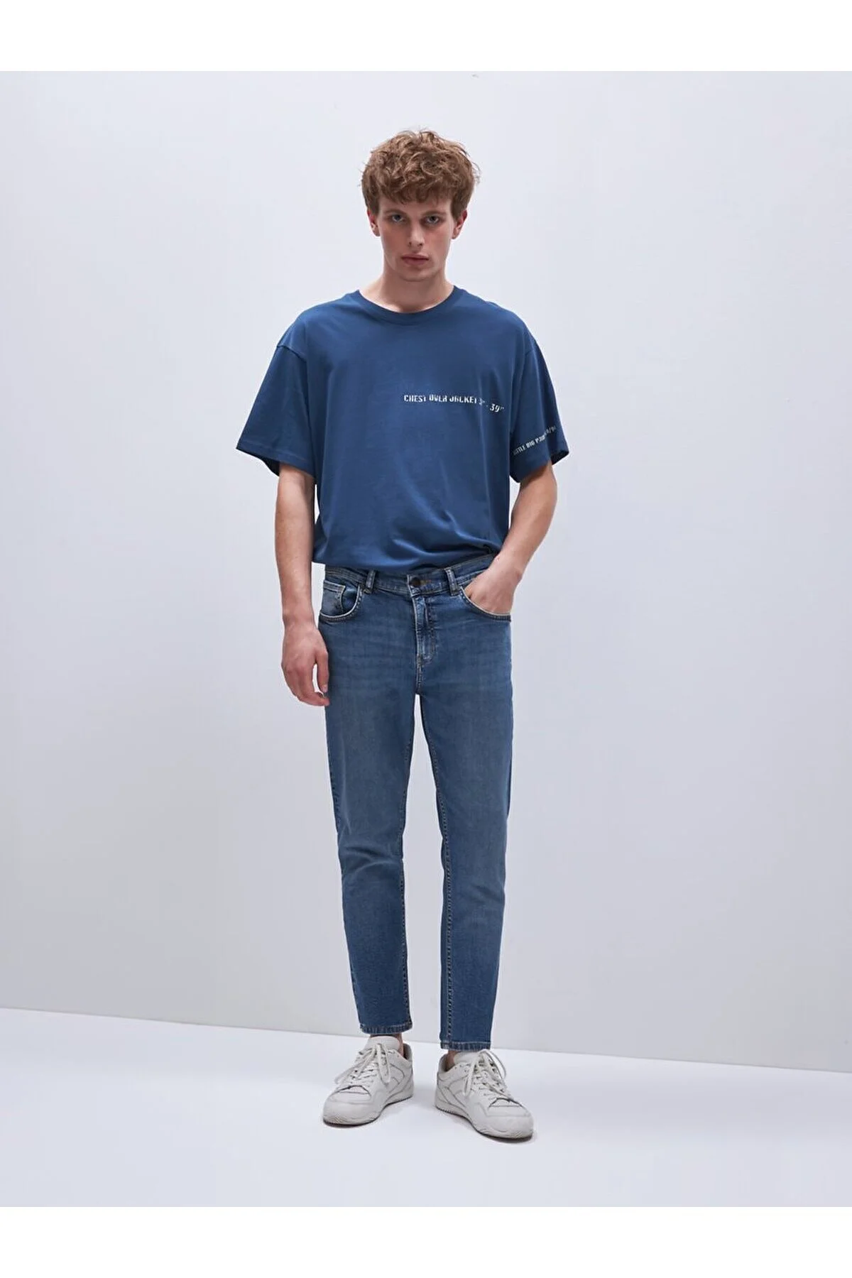 شلوار جین آبی مردانه مرد MAVI MARCELIO BALDY WASH JEAN STD  Ltb