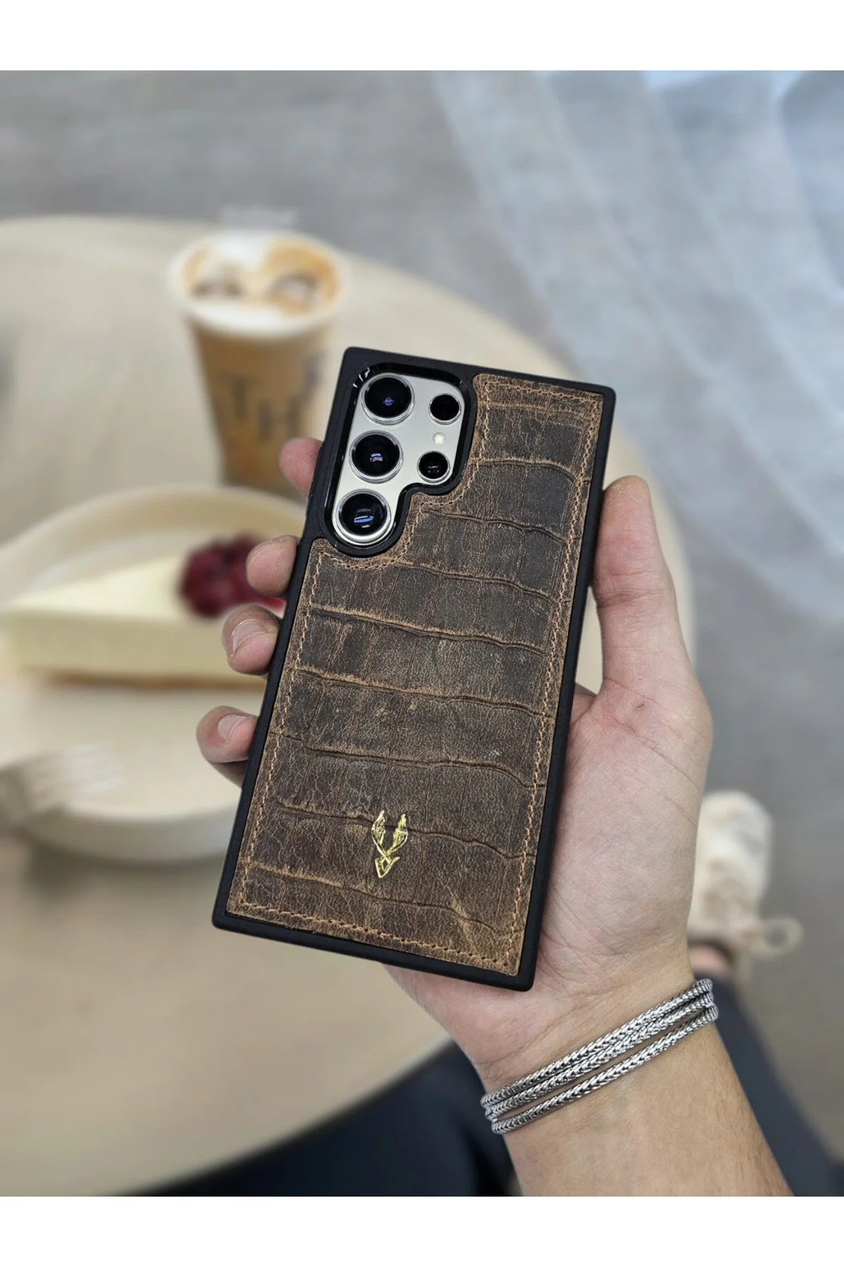 کاور و قاب گوشی چرم اصل VISSO S23 VİSSO
