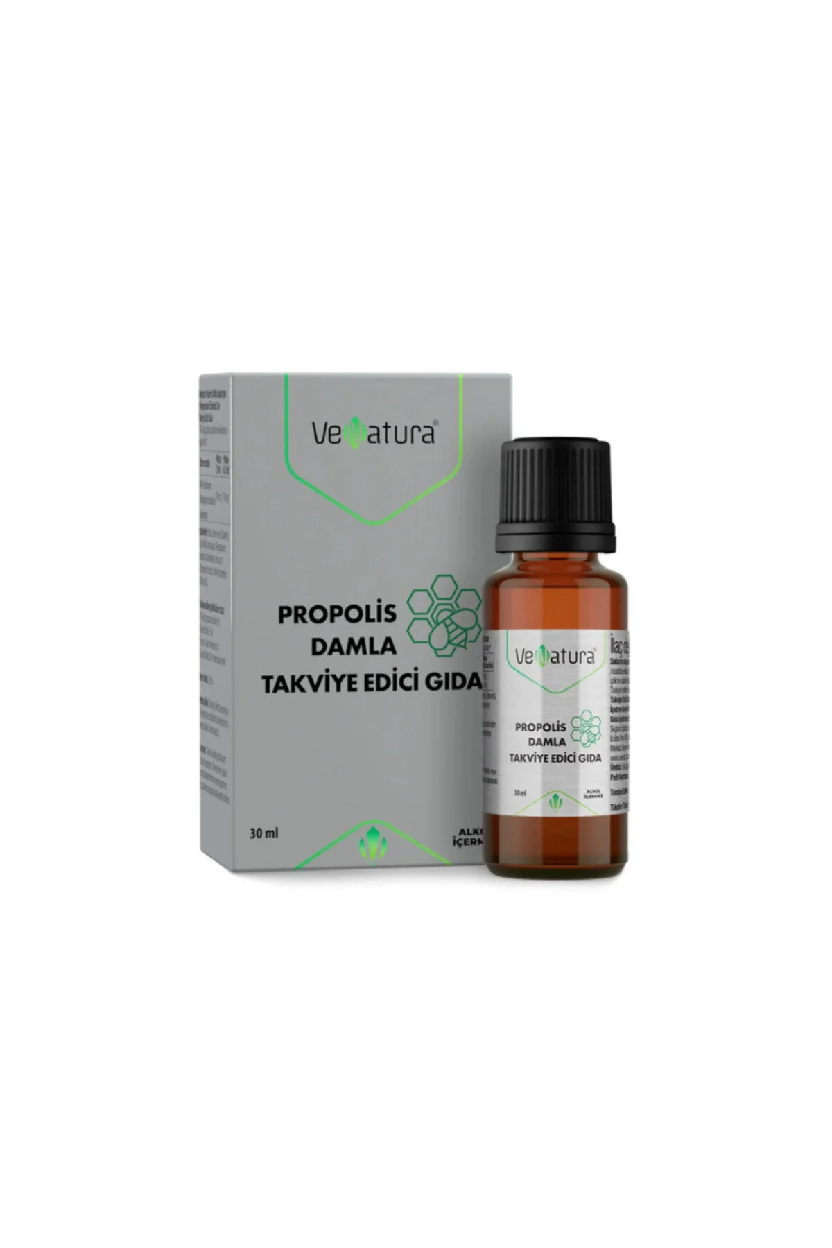 گرده گل و بره موم PROPOLIS DROP تقویت کننده مواد غذایی 30 میلی لیتر Venatura