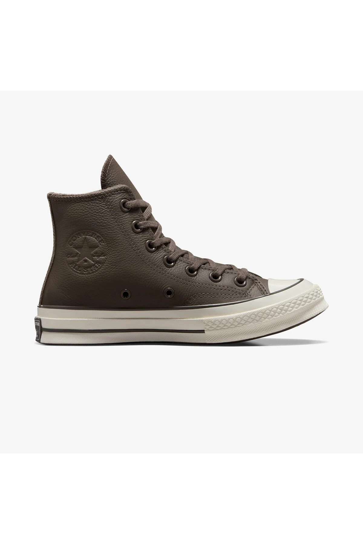 اسنیکر کفش ورزشی چرم قهوه ای یونیسکس چاک 70 کانورس Converse