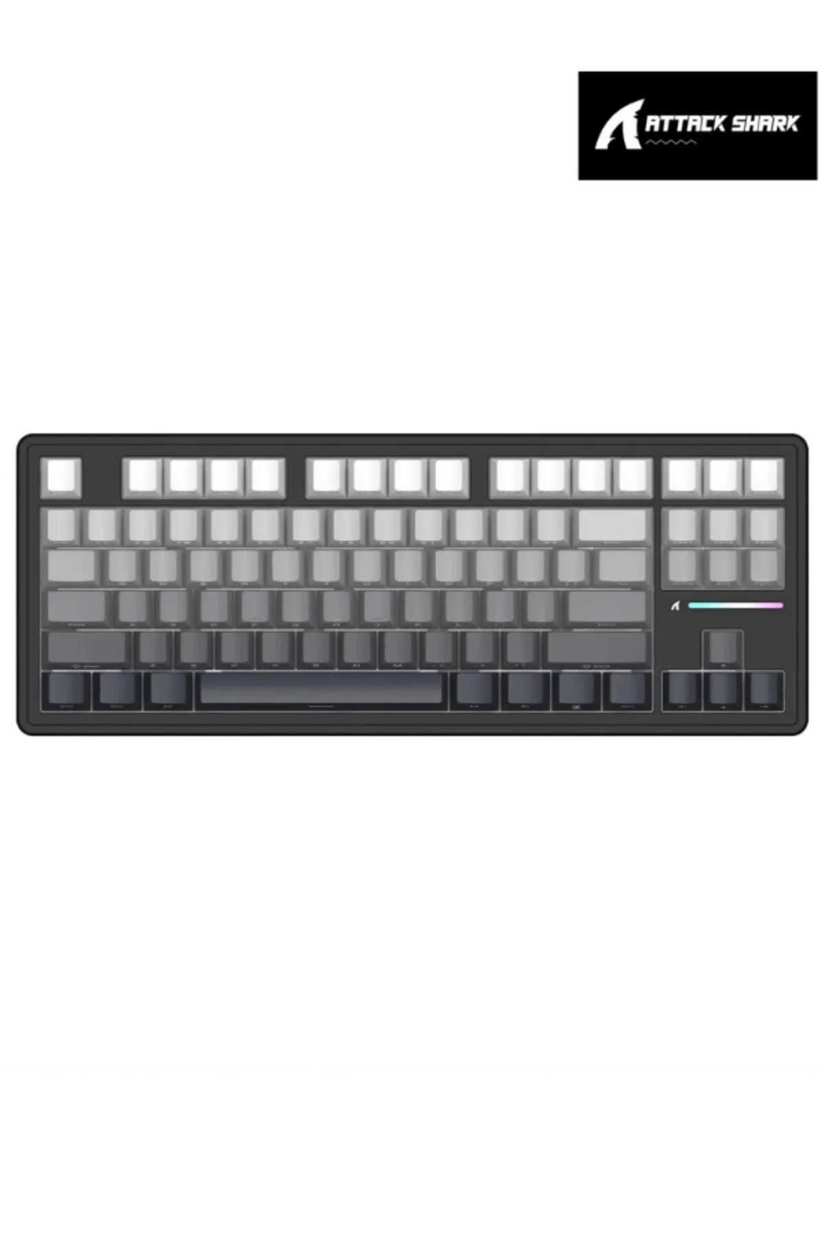 کیبورد مخصوص بازی M87 RGB E حرفه ای بازیگر صفحه کلید حمله کوسه ATAsoft ELEKTRONİK Since 2021