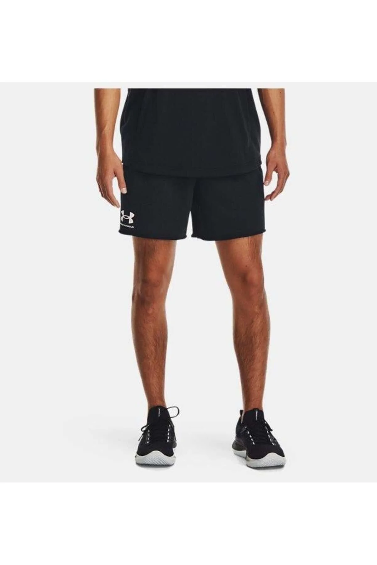 شورت ورزشی مشکی مردانه های تری 6 001 Under Armour