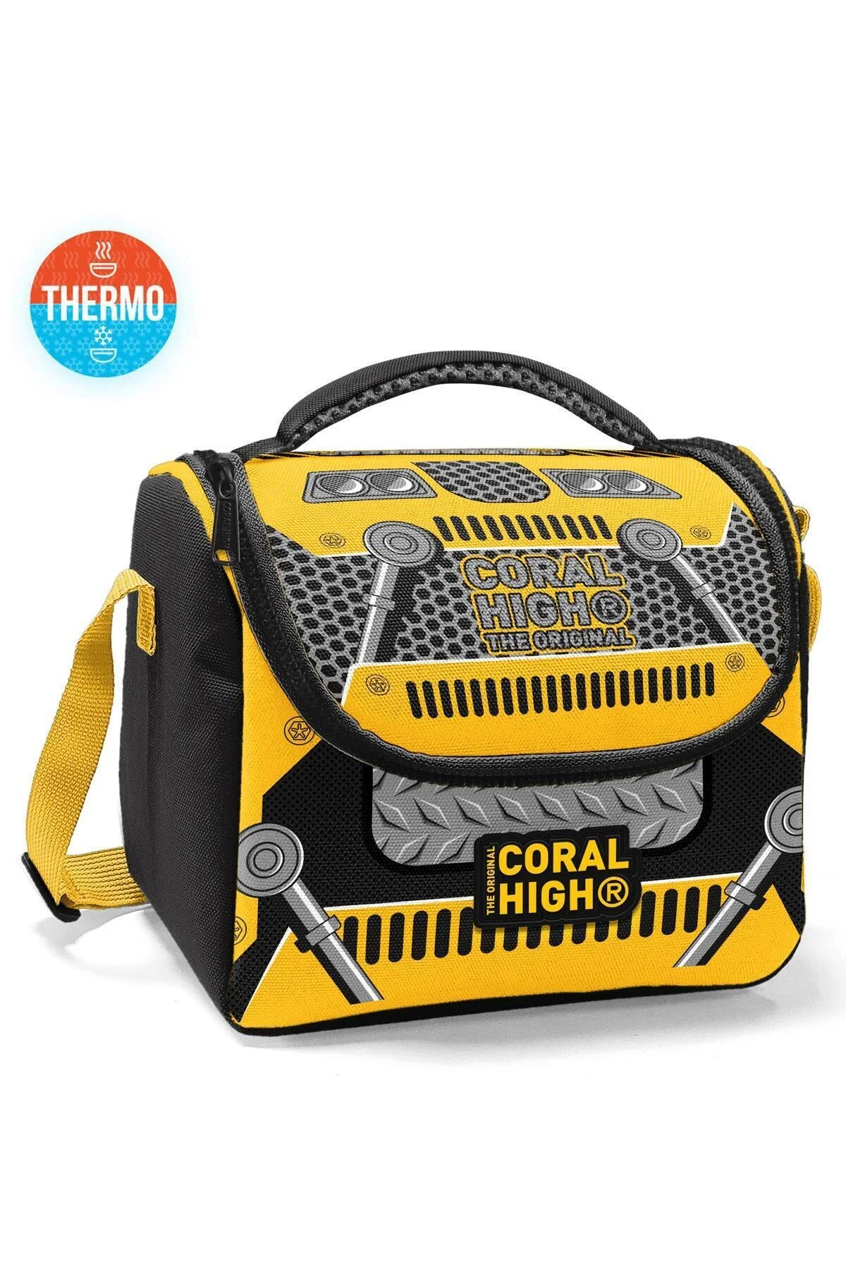 کیف مدرسه مجموعه 4 عددی طرح دار کودکان جا خودکار تغذیه بطری آب Coral High