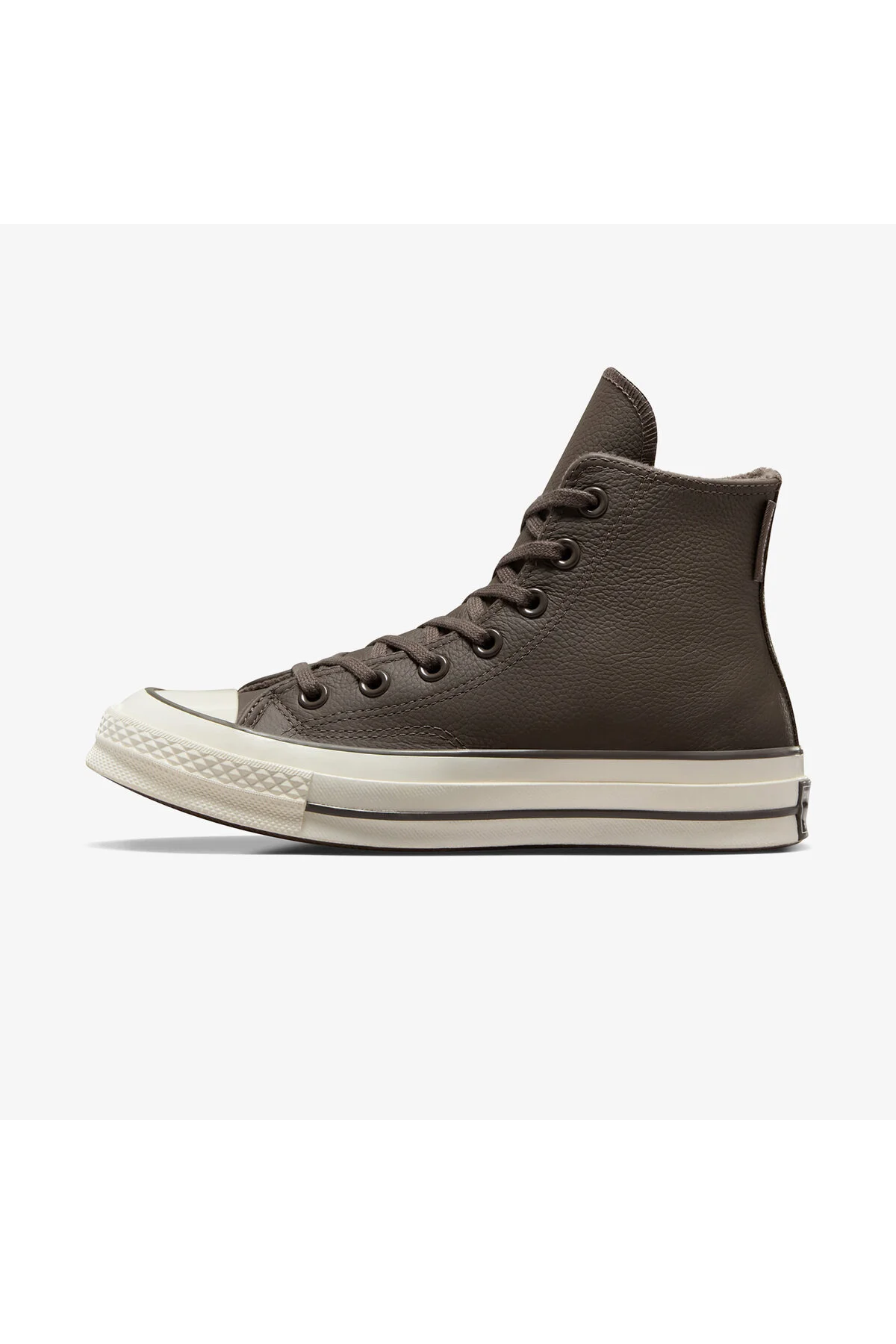 اسنیکر کفش ورزشی چرم قهوه ای یونیسکس چاک 70 کانورس Converse