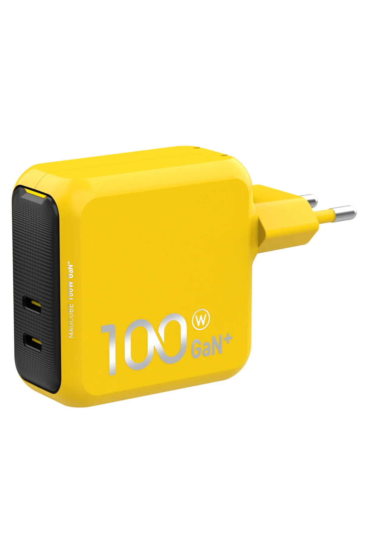 شارژر آداپتور شارژ پورت MAGCUBE 2 GAN+ 100W سریع زرد Aohi