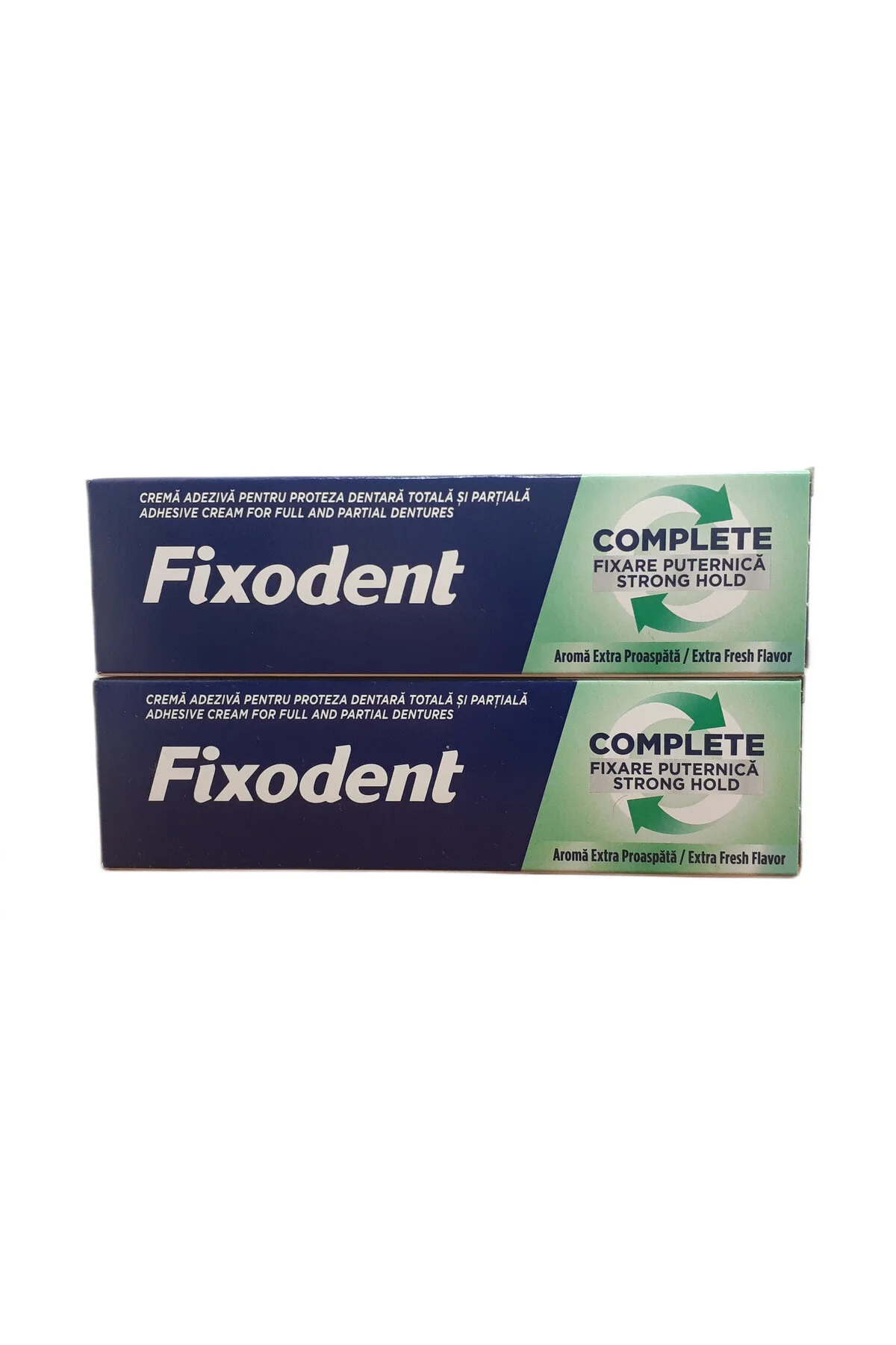 مراقبت از دندان مصنوعی کرم چسب پروتز با رایحه تازه و قوی 47 گرم X 2 عدد اورجینال Fixodent
