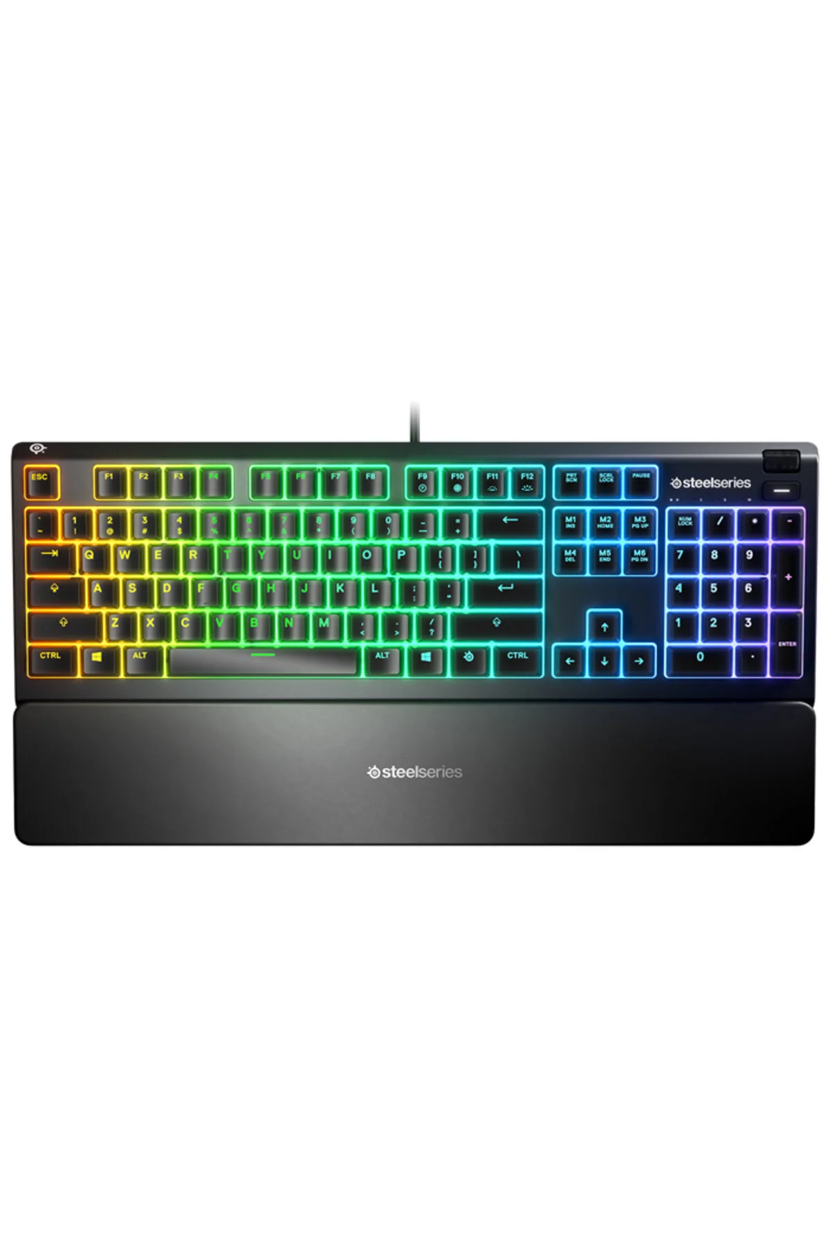 کیبورد مخصوص بازی APEX 3 TR Q RGB MEMRANE CABLE GAMING پخش کننده صفحه کلید SteelSeries