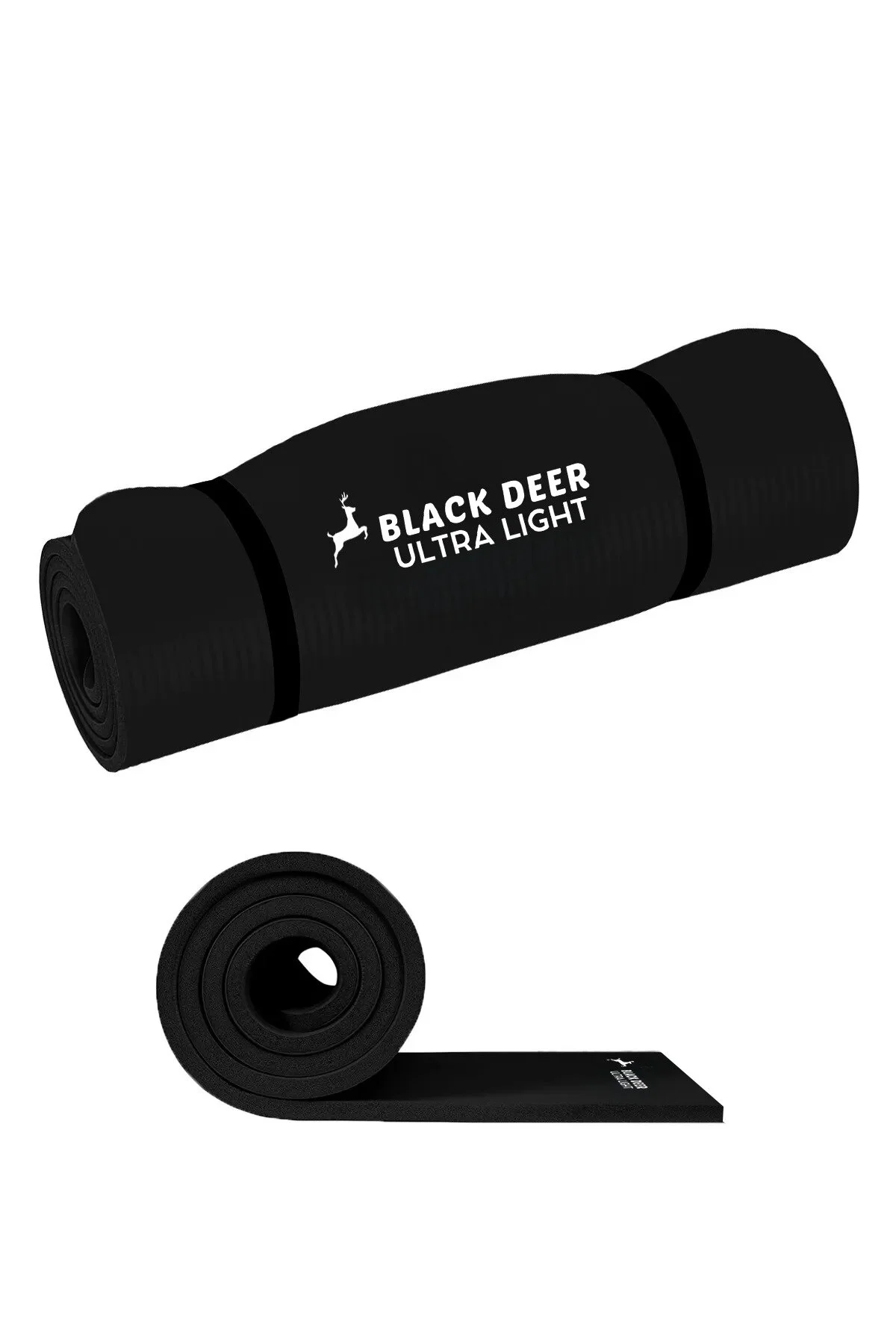مت یوگا و پیلاتس سبک وزن با کفی ضد لغزش - ابعاد 180x55 سانتی‌متر BLACK DEER