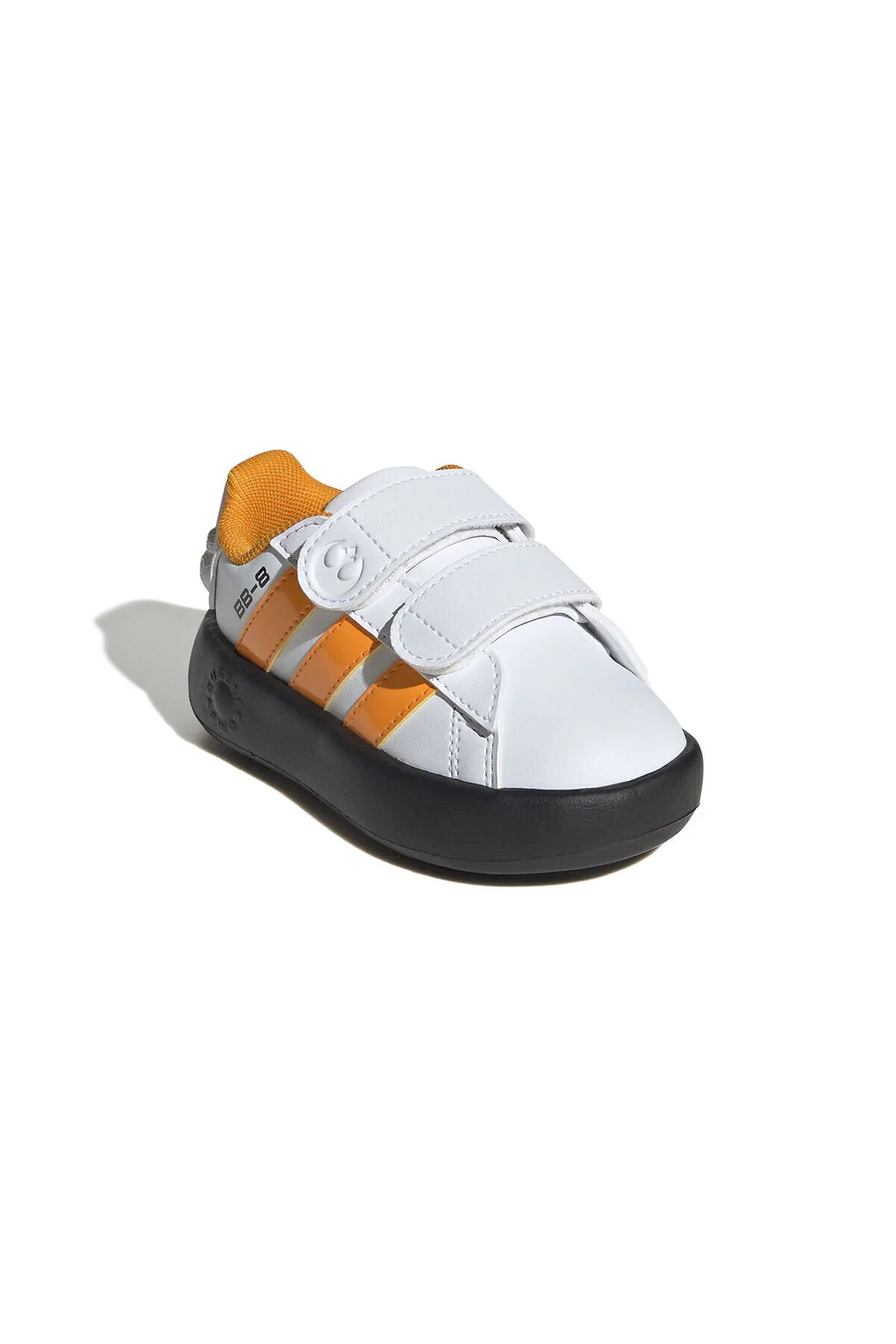 کفش پیاده روی پسرانه و دخترانه بچگانه DROIDS GRAND COURT CF I BABY DAILY IH1140 سفید آدیداس adidas