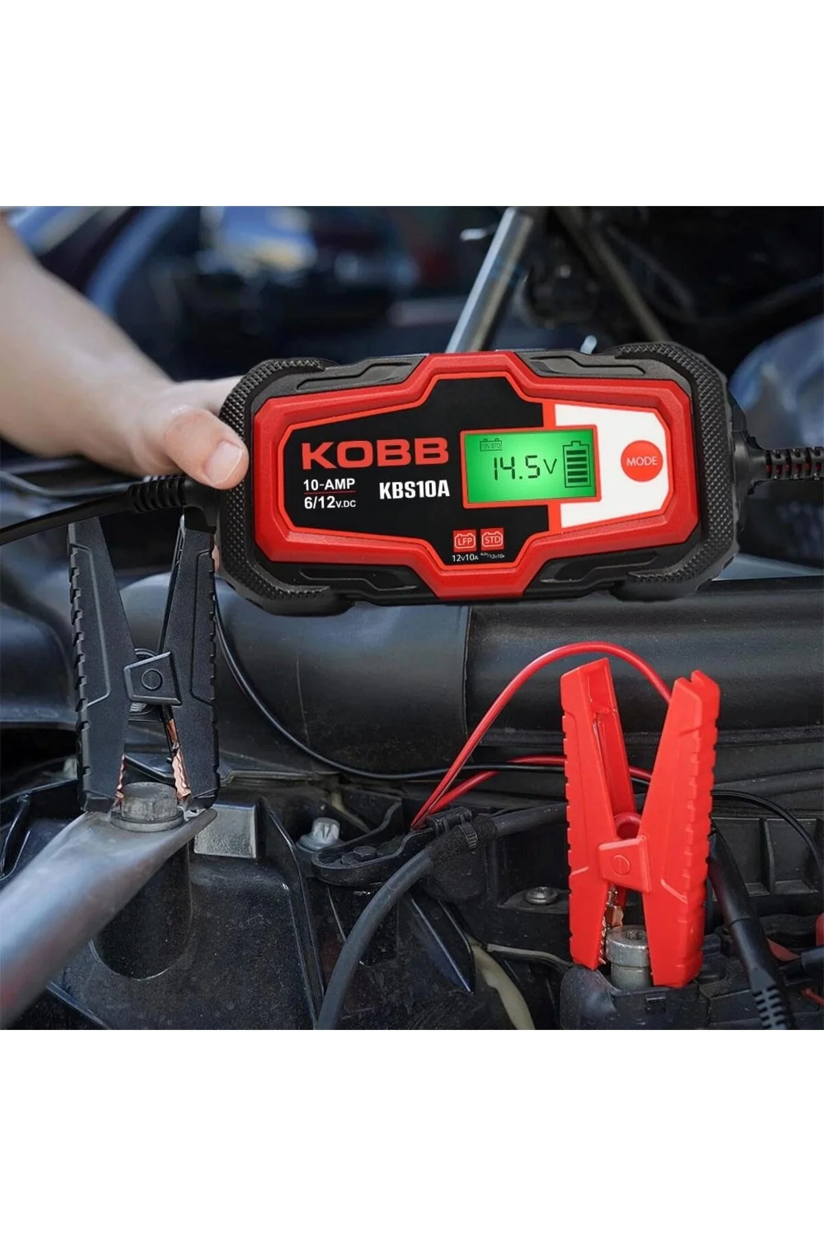 شارژر باتری KBS10A 6 12V 200A شارژ دیجیتال تعمیر و نگهداری DESULFATOR منبع تغذیه Genel Markalar