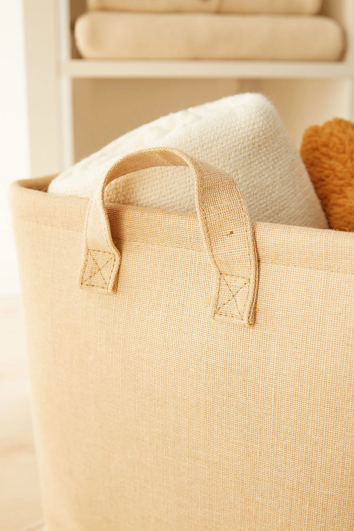 سبد اتاق کودکان JUTE LITE TOY ویرایشگر چند منظوره ذخیره سازی 30X30X30 Ocean Home Textile