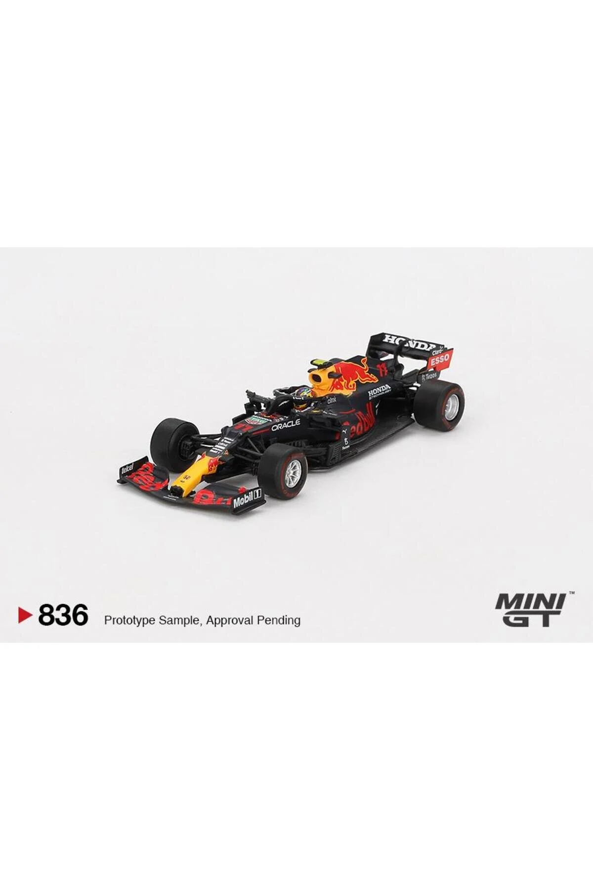 مدل خودرو ردبول RB16B 11 سرجیو پرز 2021 برنده جایزه بزرگ آذربایجان 836 اورجینال mini gt