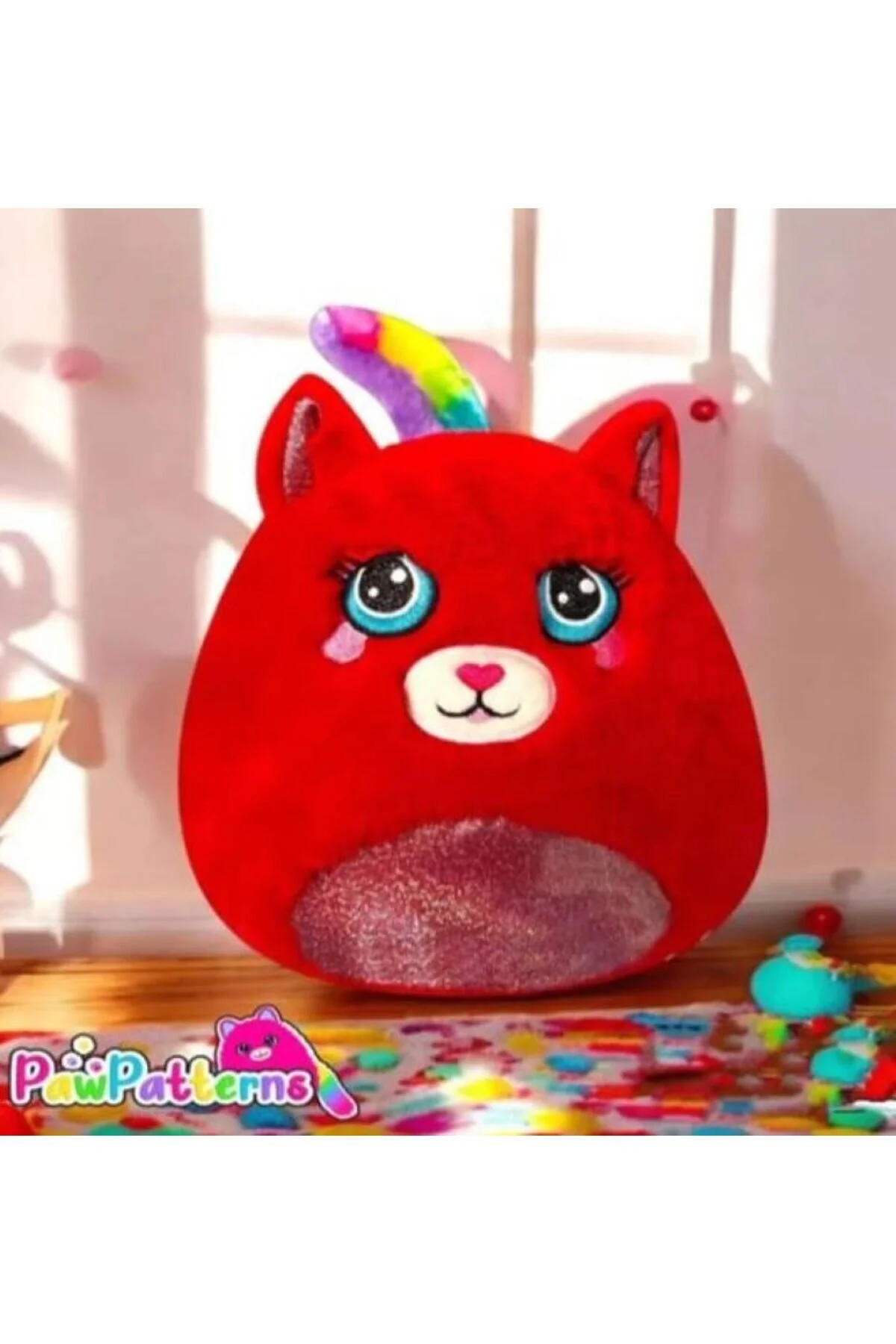 اسباب بازی های پشمی PAWPATTERNS MISFITTENS RAINBOW SURPRISE PLASH TOY مدل و رنگ سورپرایز Selay Oyuncak