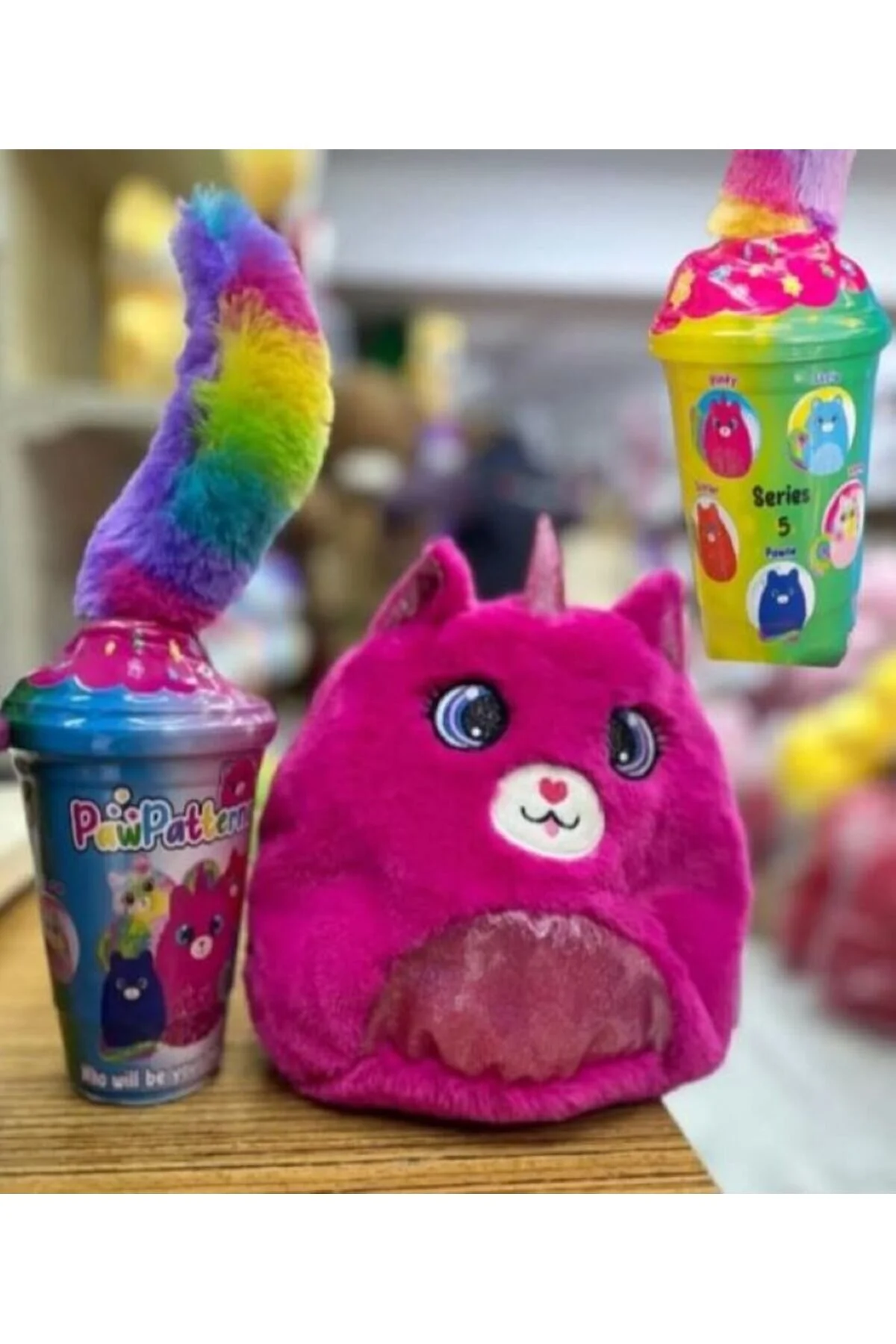 اسباب بازی های پشمی PAWPATTERNS MISFITTENS RAINBOW SURPRISE PLASH TOY مدل و رنگ سورپرایز Selay Oyuncak