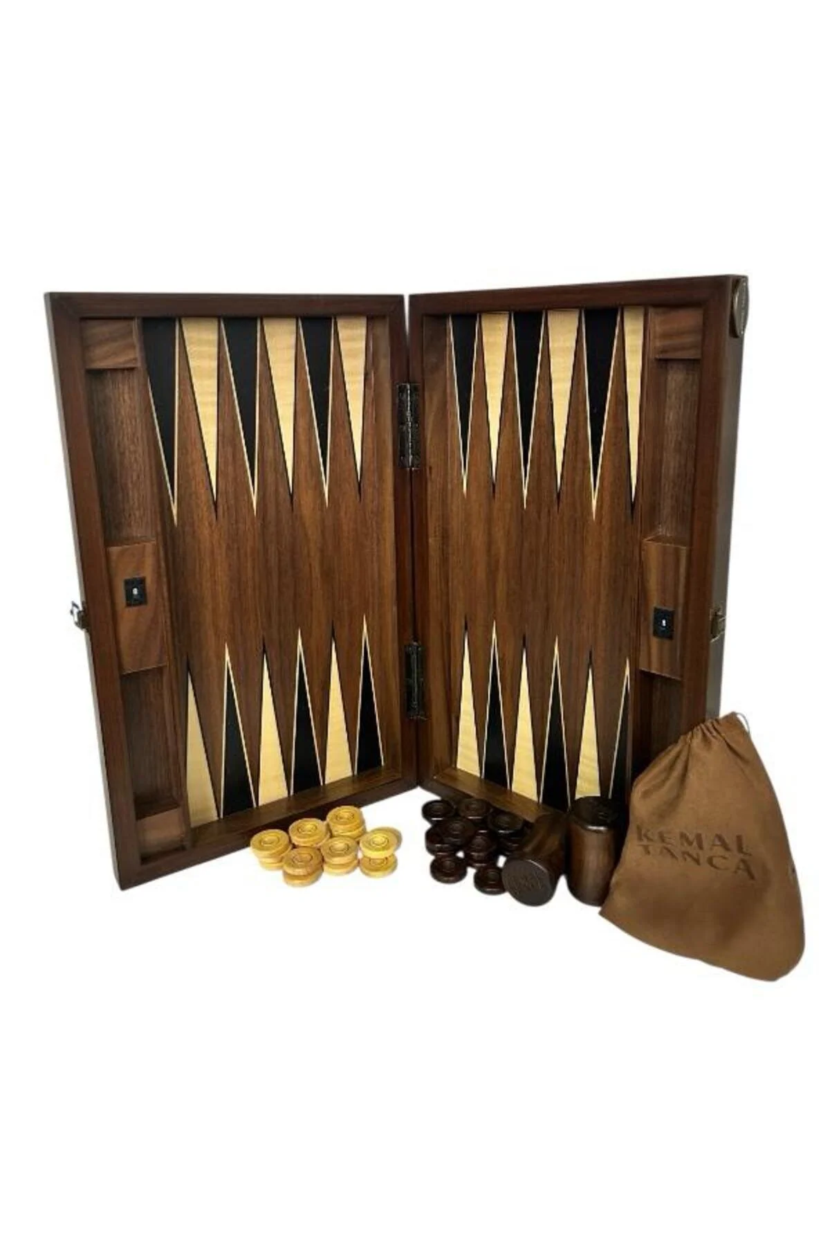 تخته نرد 365 UNISEX BACKGAMMON چوبی اورجینال Kemal Tanca