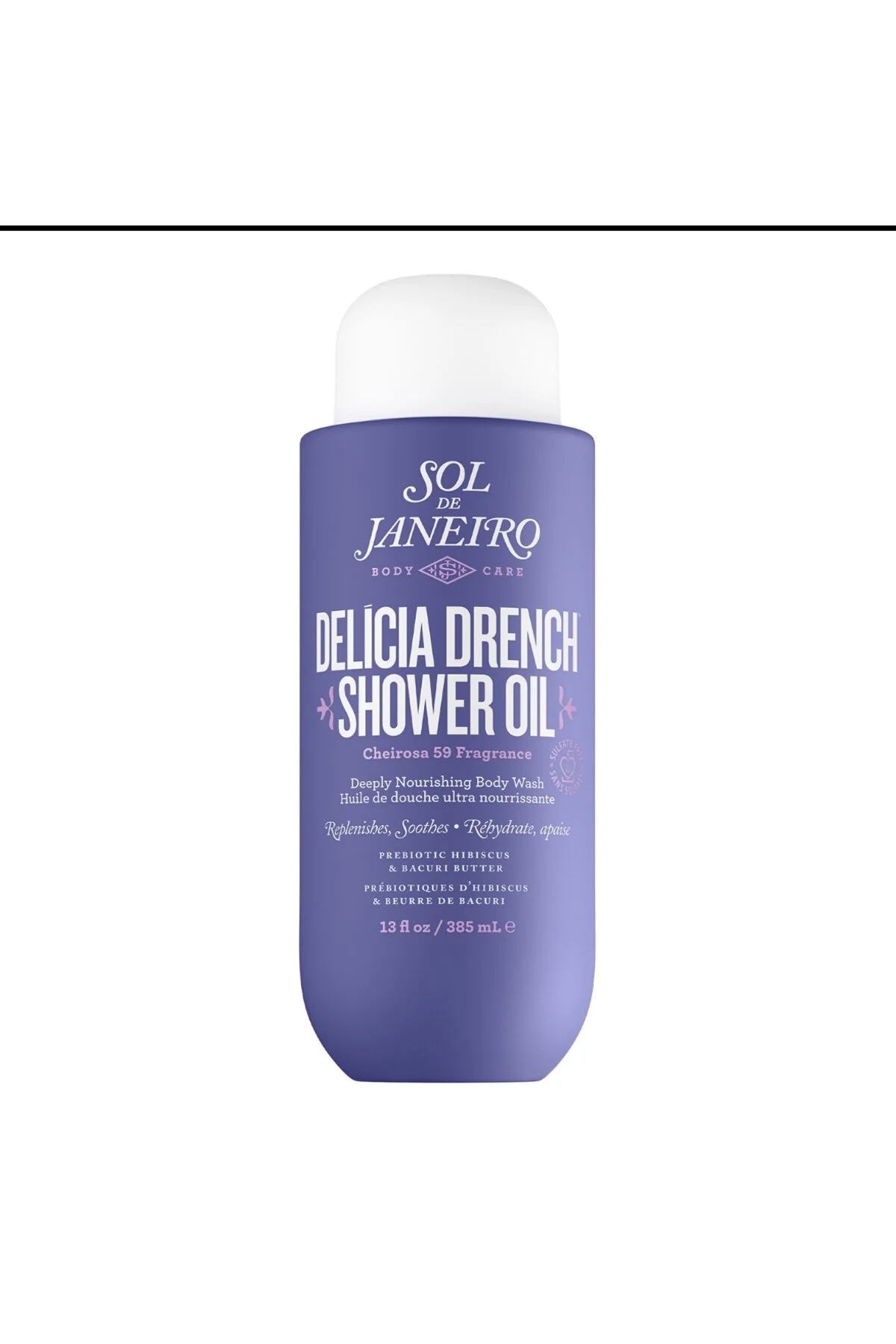 ژل دوش مردانه و زنانه روغن DELICIA DENCH 385 میل ELSBEAUTY Sol De Janeiro