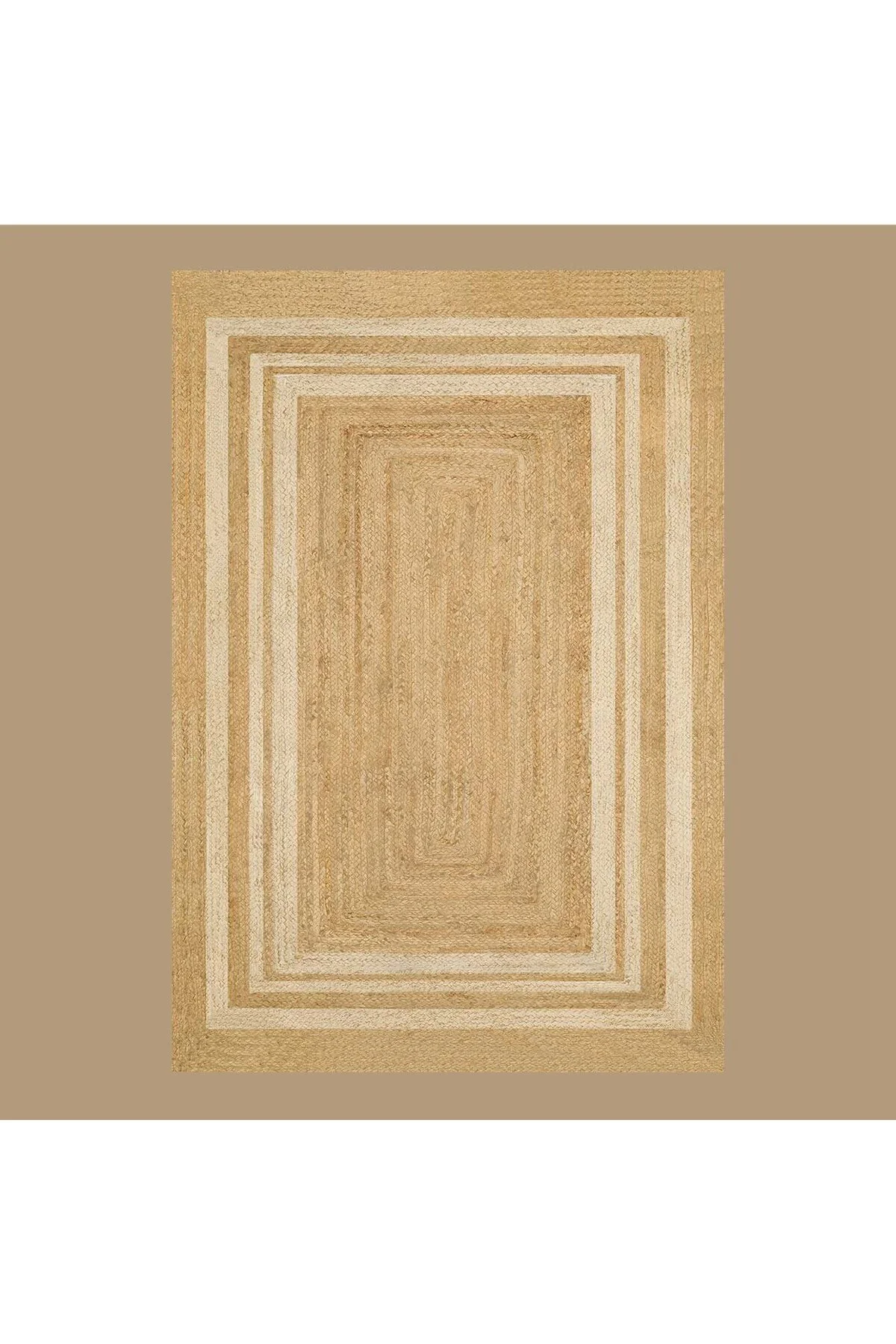 100 ٪ پنبه تشویق KILIM NATUREL BEYAZ 120X180 سانتی متر Bella Maison