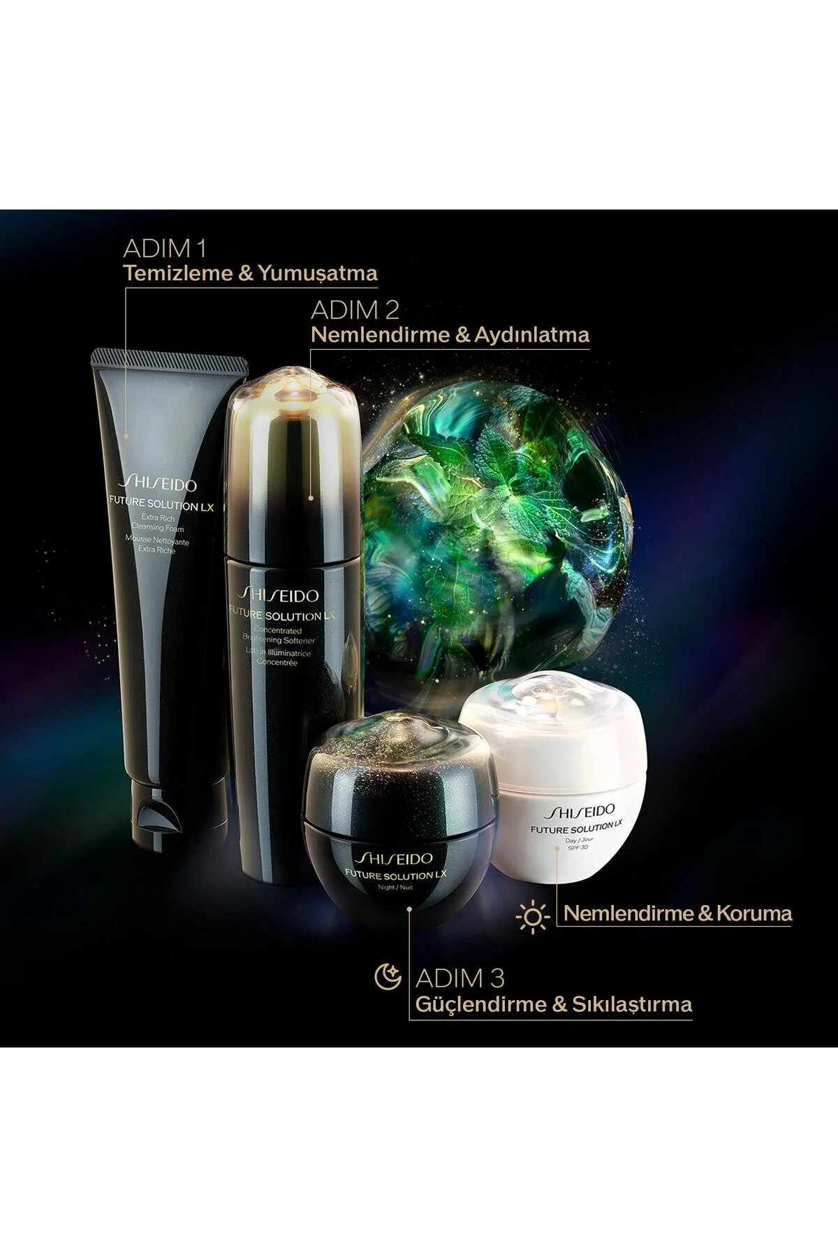 ماسک چشم کرم بازسازی کننده خطوط دور و لب فیوچر سولوشن LX 17 میل اورجینال Shiseido