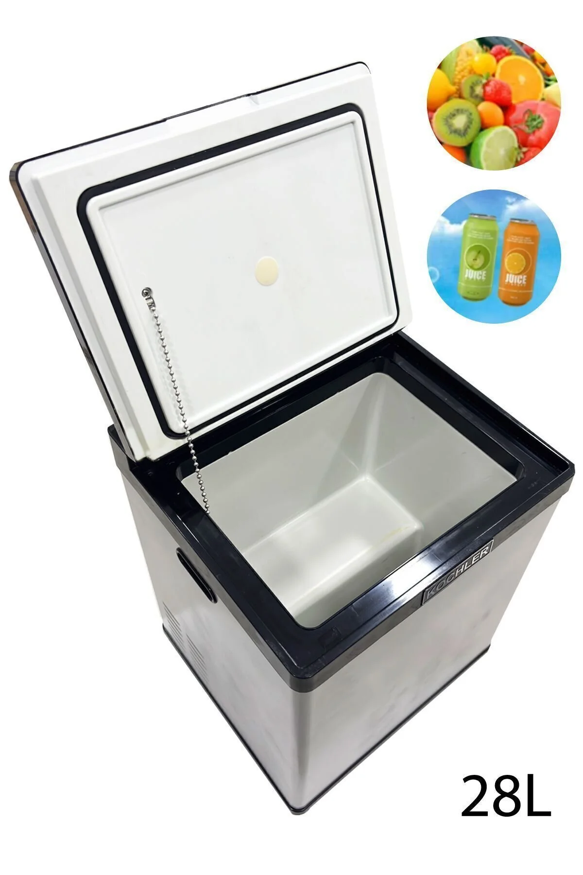 یخچال خودرو و فریزر وسیله نقلیه 28L قابل حمل خودکار با کمپرسور kochler