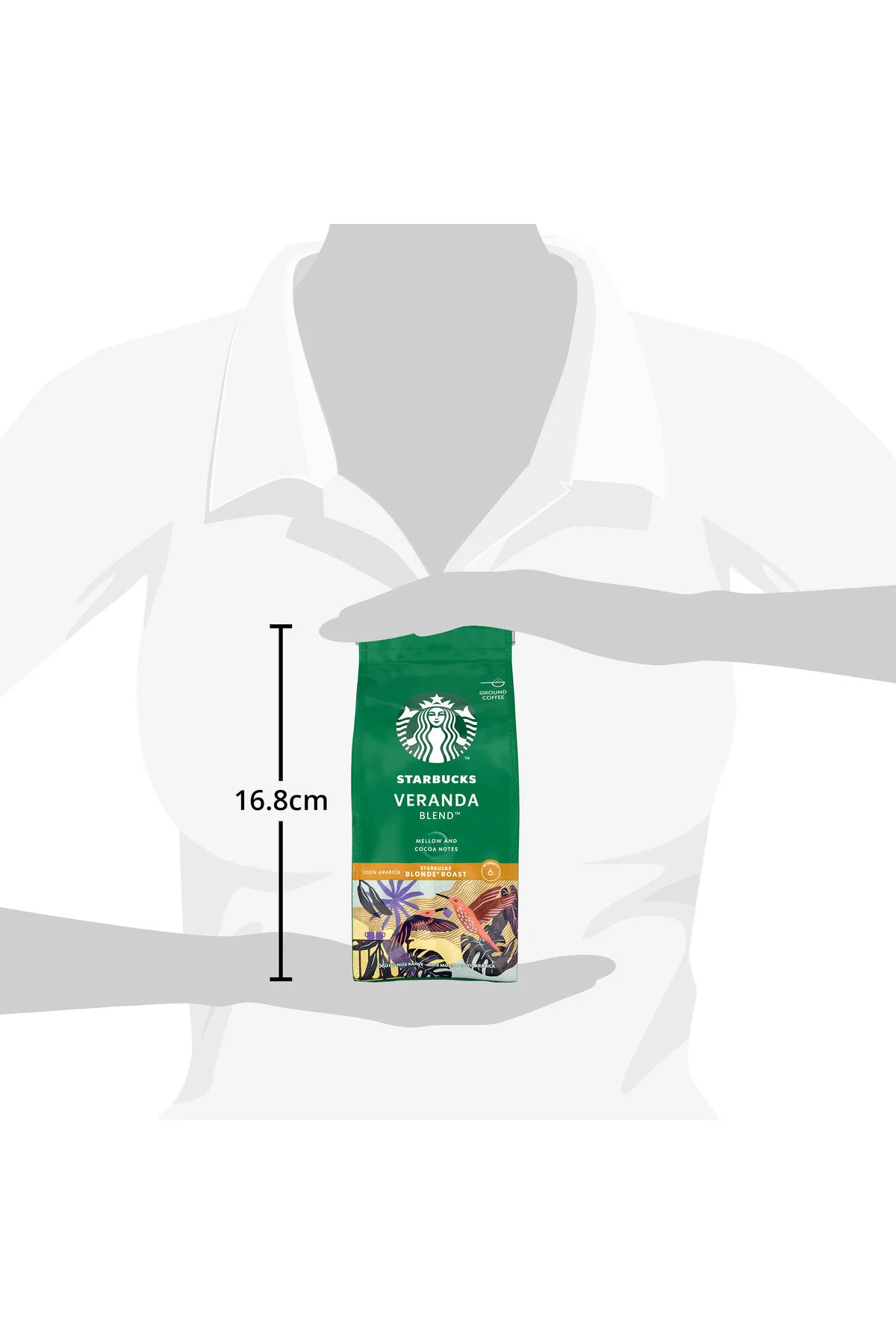 قهوه فیلتر و دانه کامل آسیاب شده مخلوط VERANDA 200 گرم استارباکس Starbucks