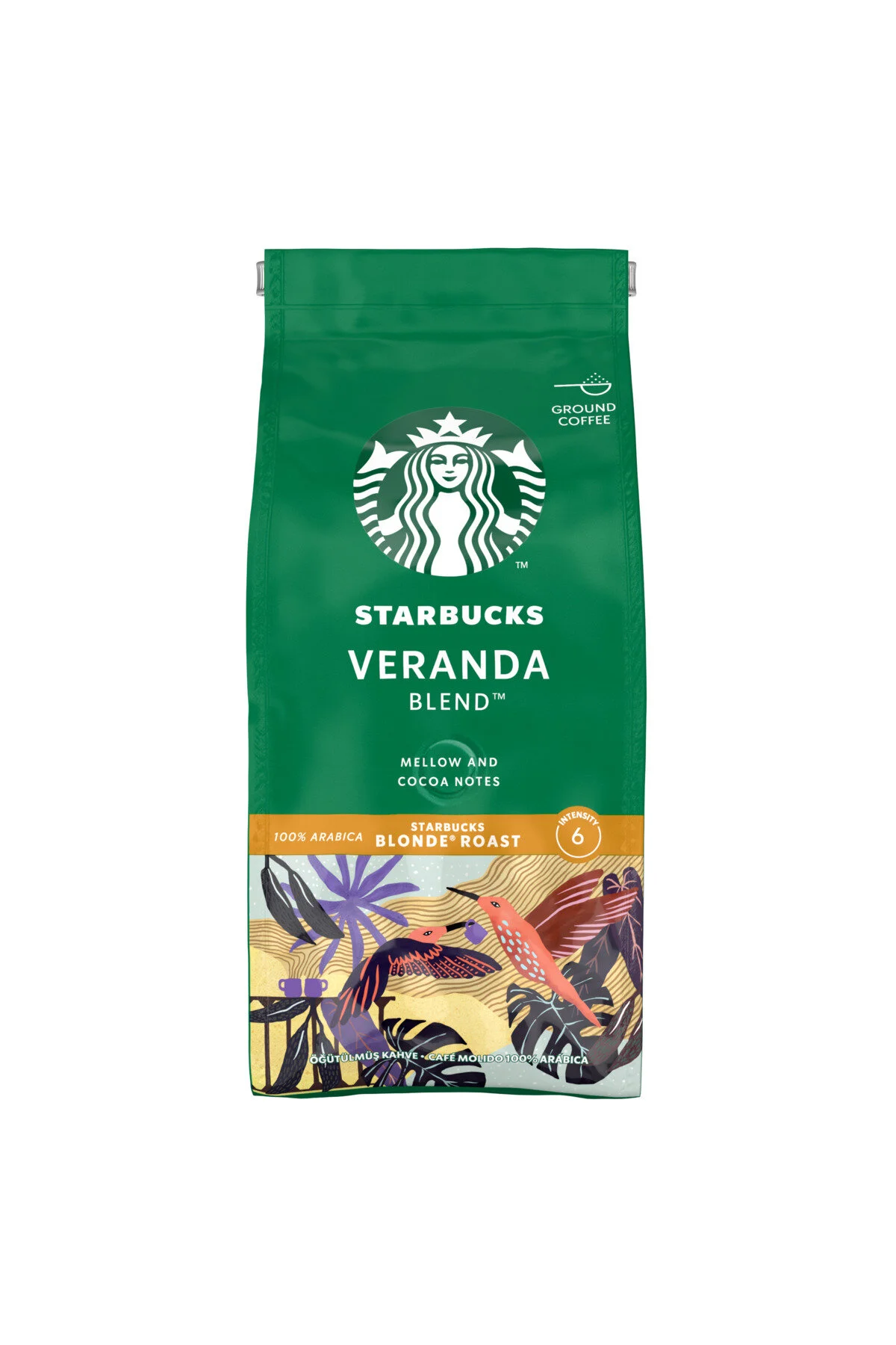 قهوه فیلتر و دانه کامل آسیاب شده مخلوط VERANDA 200 گرم استارباکس Starbucks