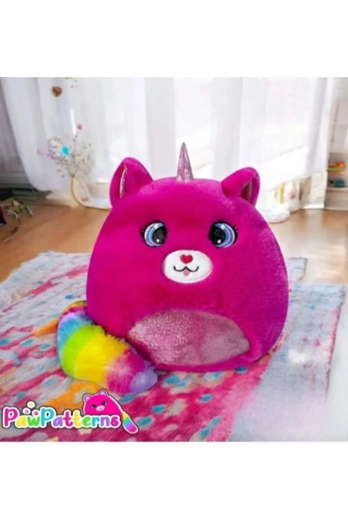 اسباب بازی های پشمی PAWPATTERNS MISFITTENS RAINBOW SURPRISE PLASH TOY مدل و رنگ سورپرایز Selay Oyuncak